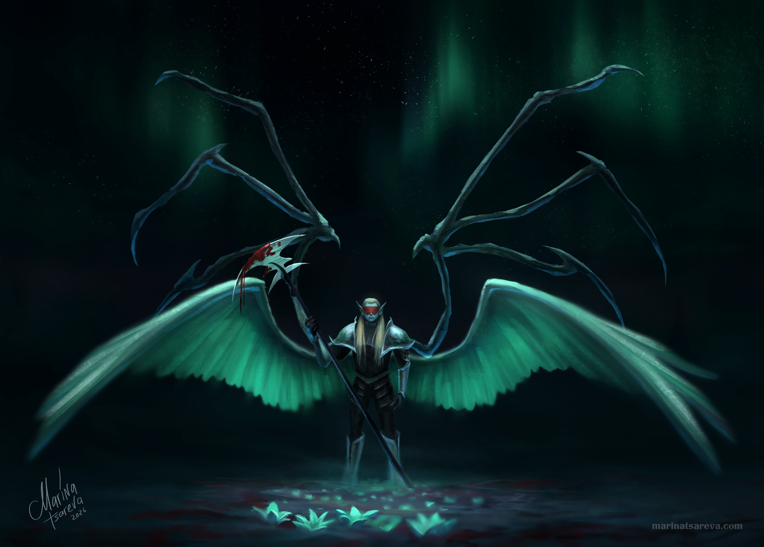 OC Concept Art for the personal project - Dareggon