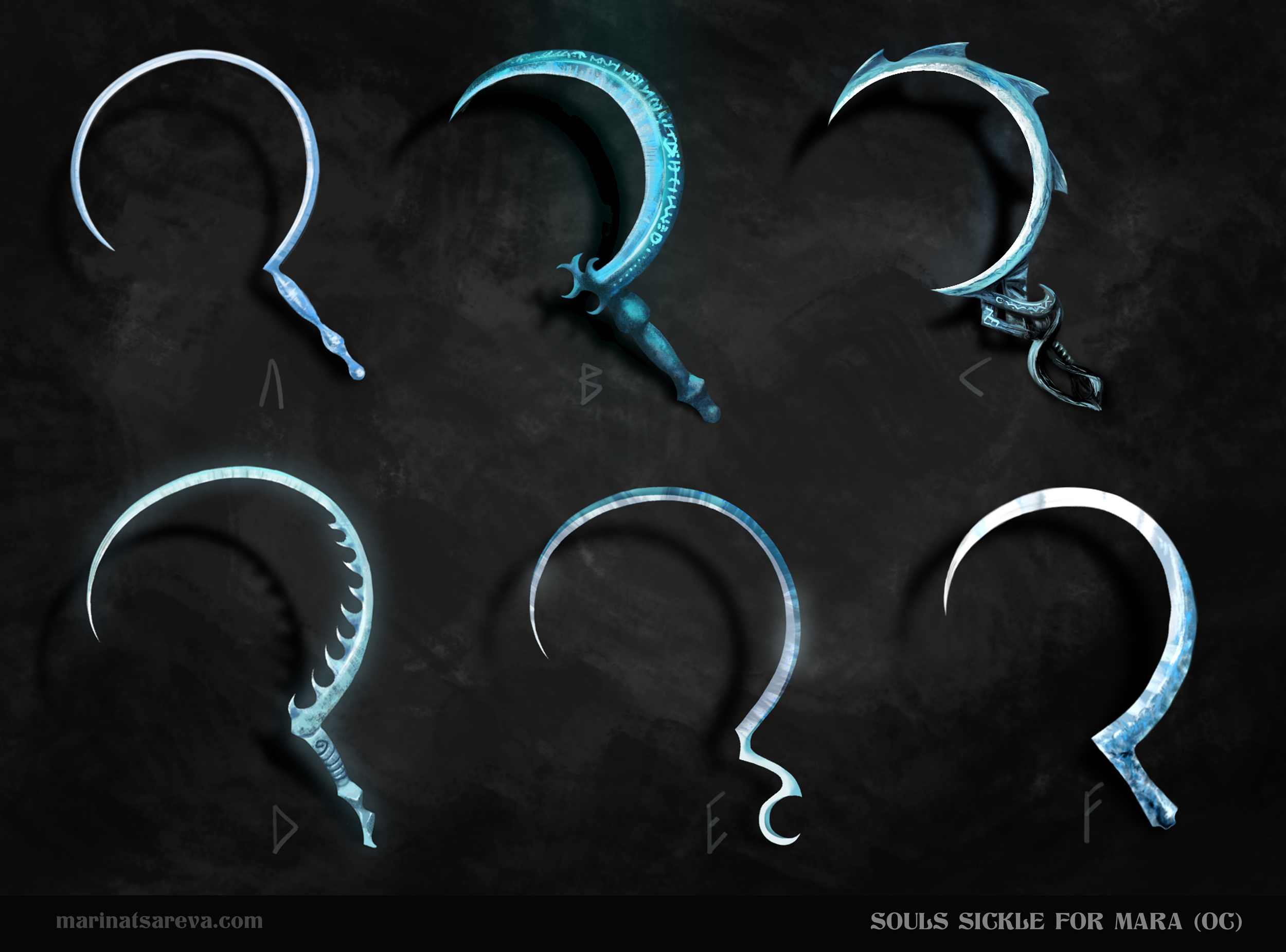 Mara - Souls Sickle Concept art.png