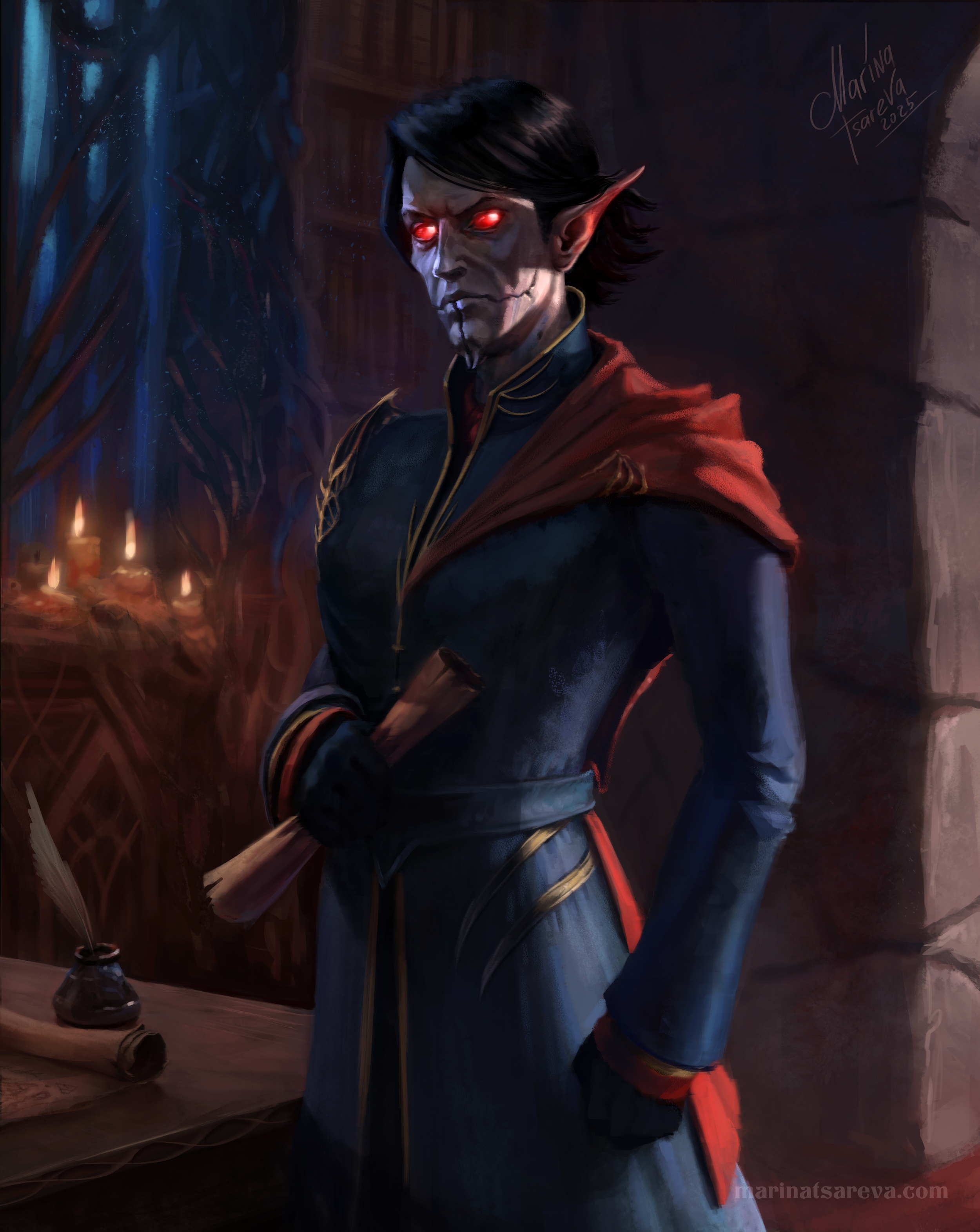 OC Concept Art for the personal project - Leeor