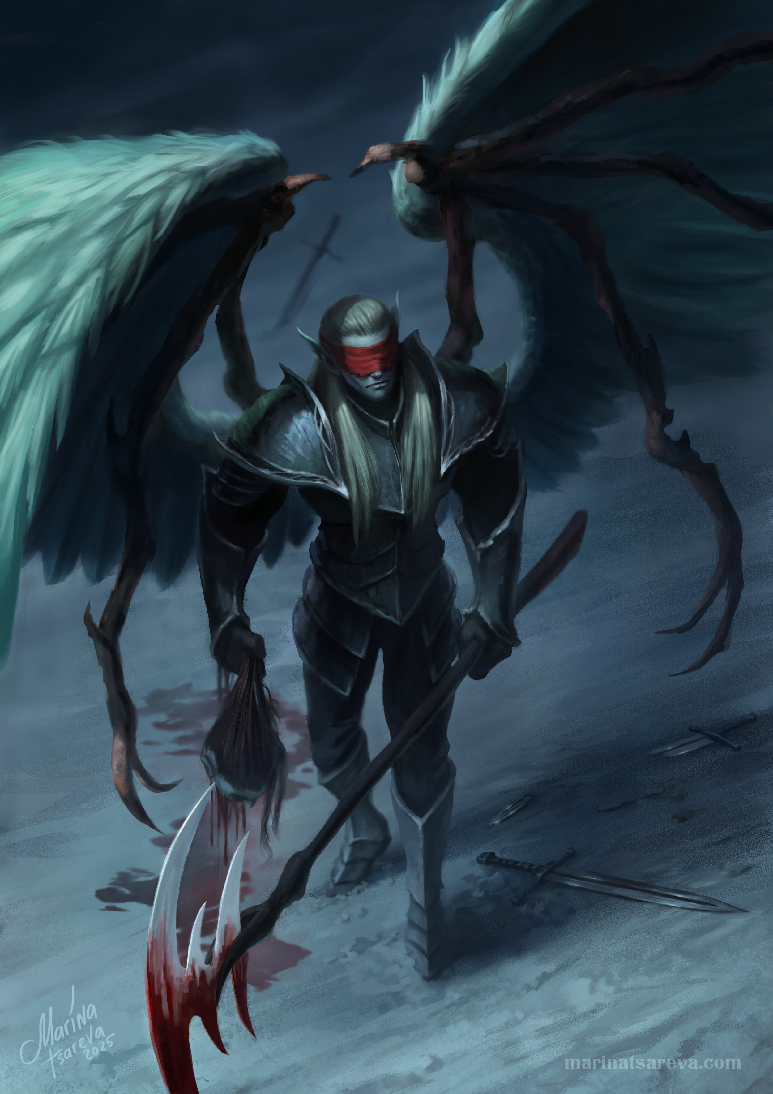 OC Concept Art for the personal project - Dareggon