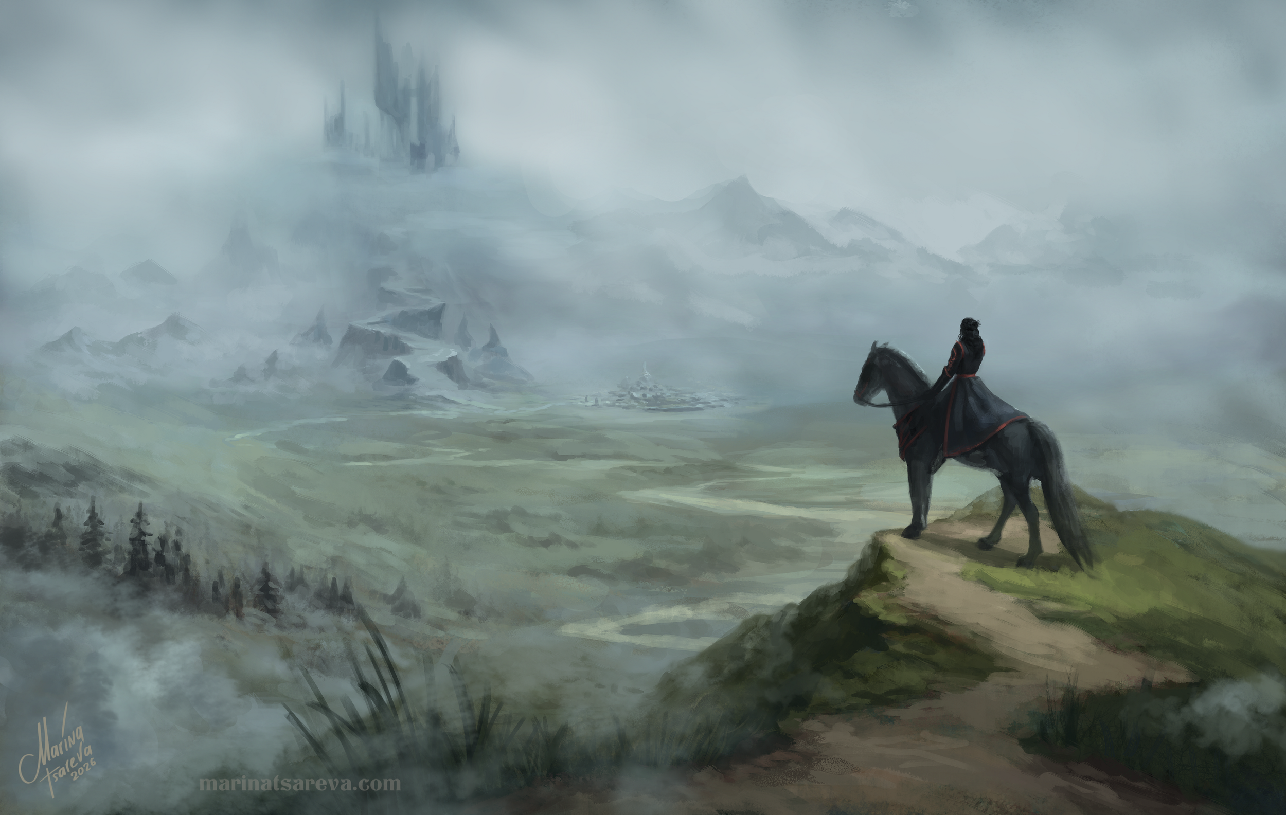 Strahd: Barovia Before the Mists - Illustration for my animation project