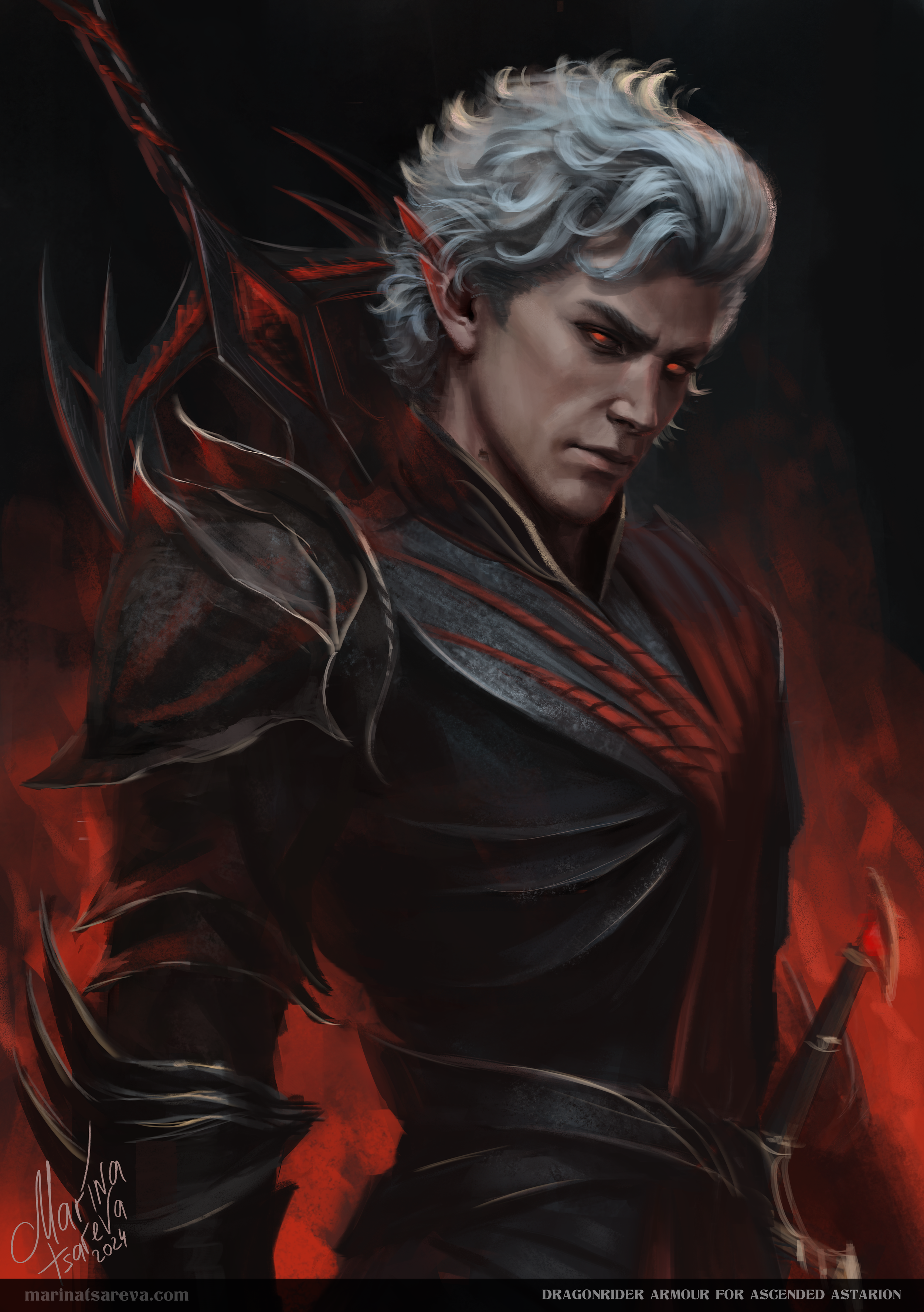 Ascended Astarion - Dragonrider Armour Concept - Baldur's Gate 3.png