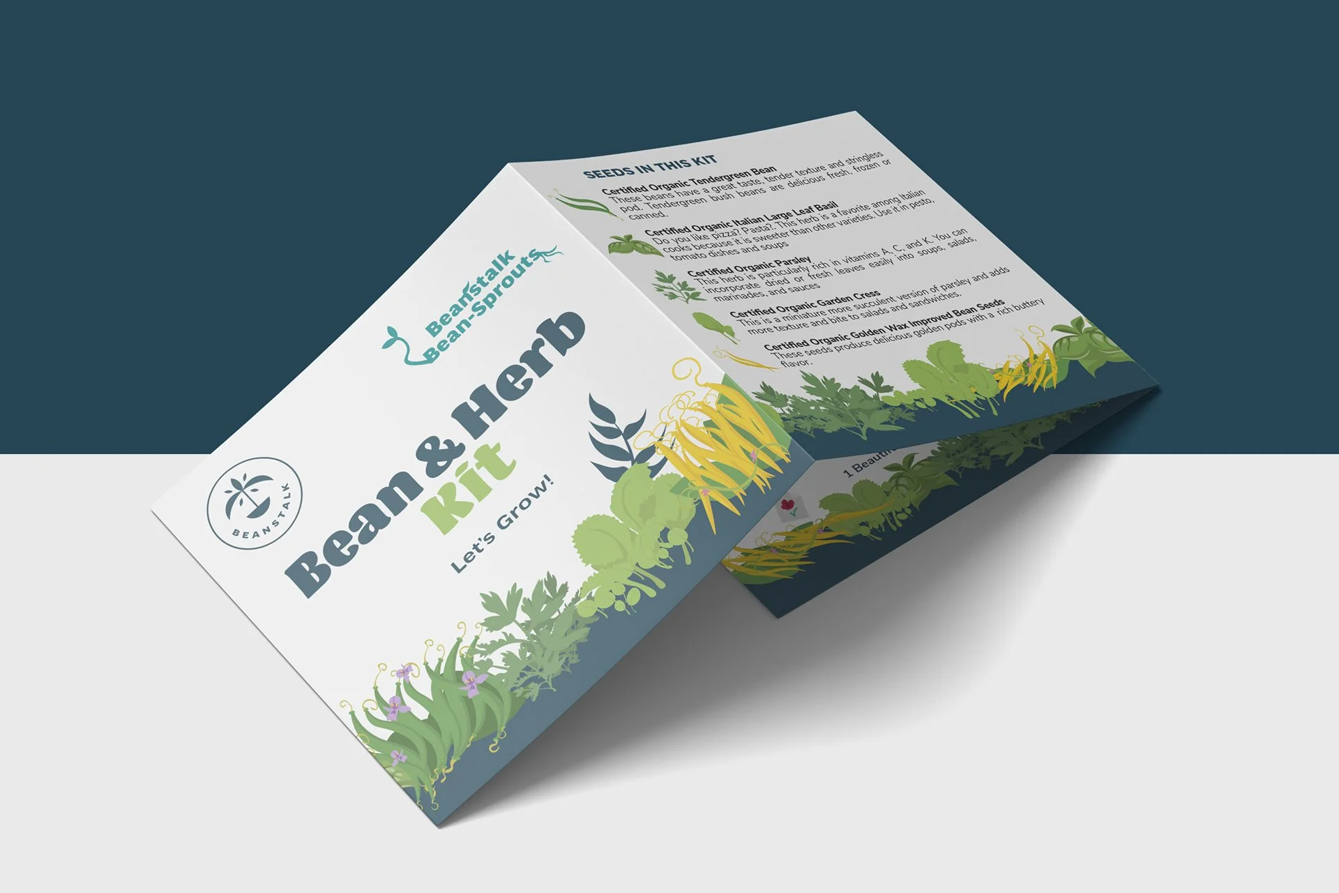 Herbal Seed Kit Instruction Manual

A companion guide designed for the herbal seed collection, featuring clean layouts, original botanical artwork, and easy-to-follow growing instructions. Created to enhance the customer experience, the manual reinfo