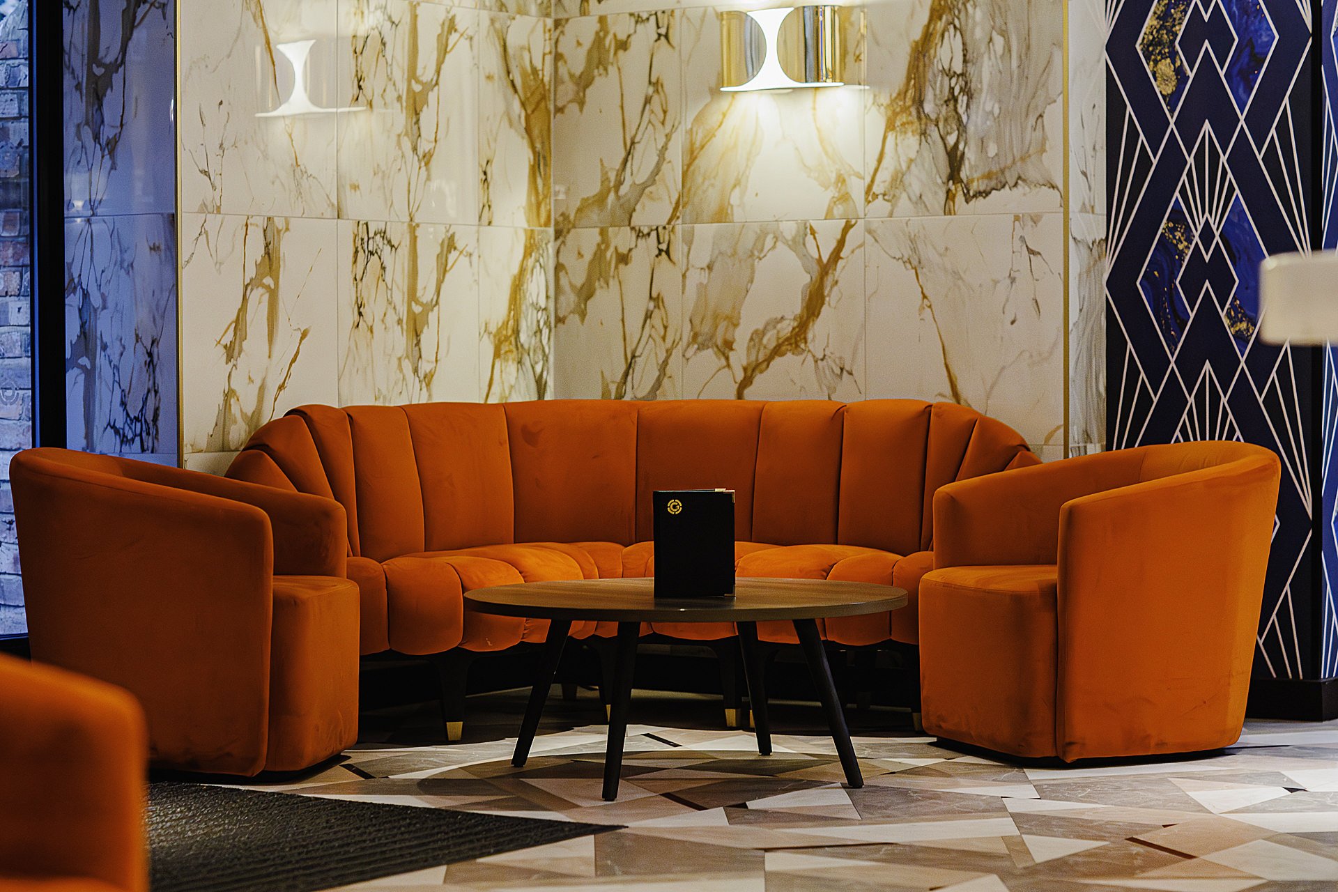 Lounge chairs and sofa