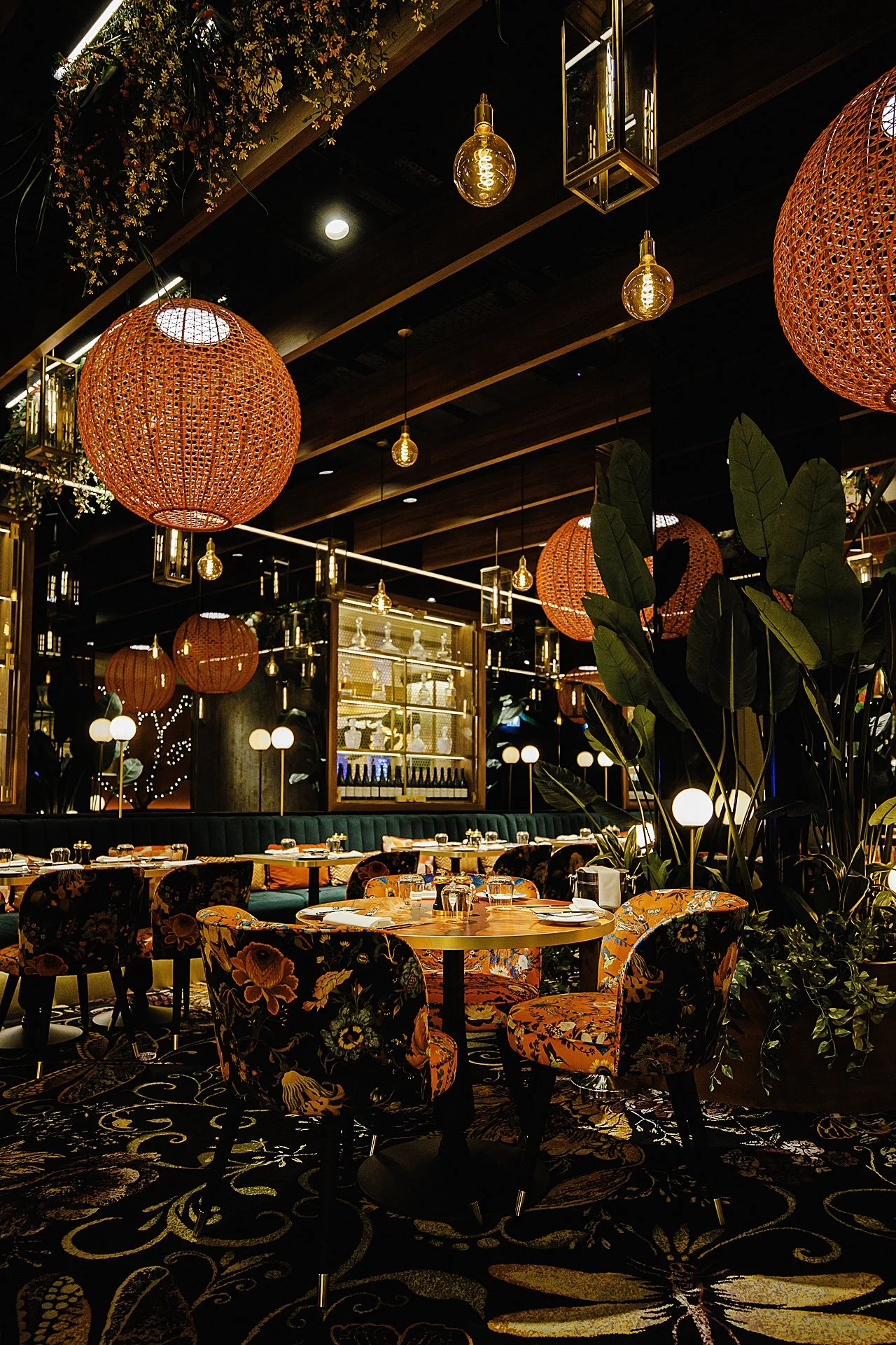 Dining chairs and tables