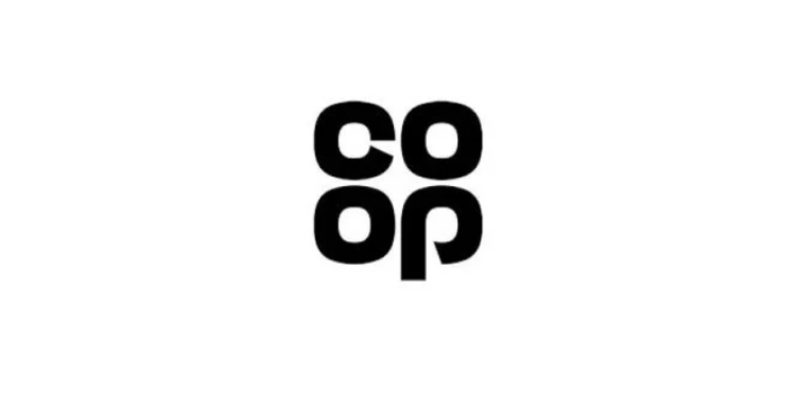 Stylized black logo with the word 'coop' written in lowercase letters, arranged in a grid pattern on a white background.