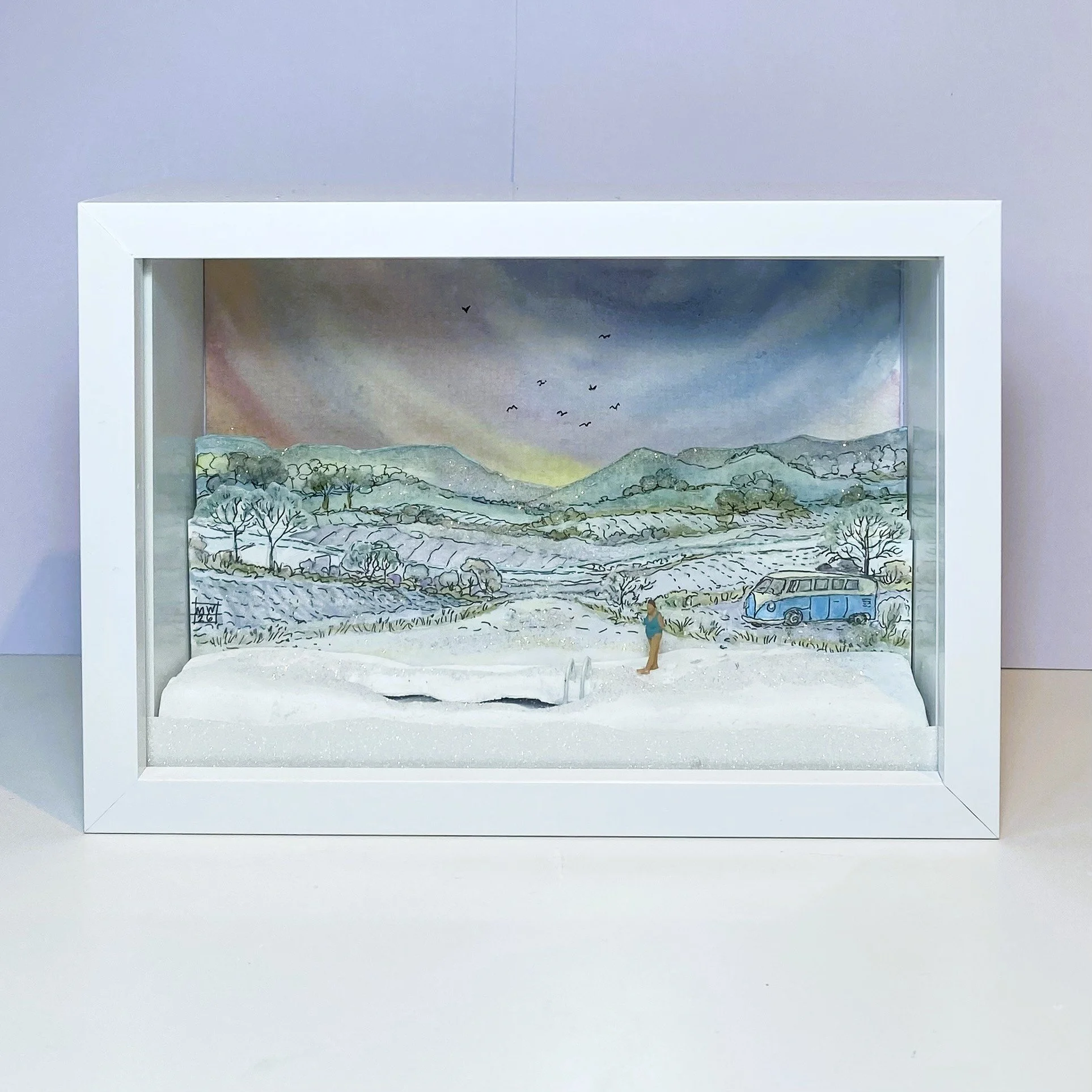 'COLD PLUNGE'  
Mixed Media (16.5cm x 11cm x 6cm) 

--- £345 ---