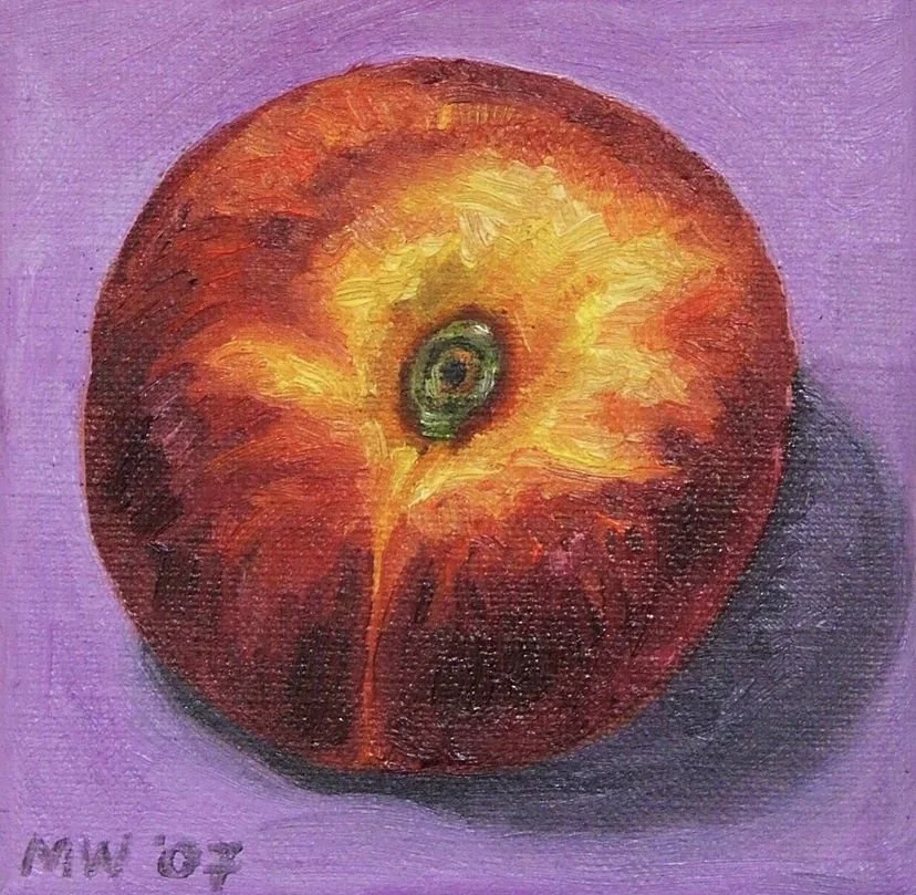 'NECTARINE' (oil on canvas)