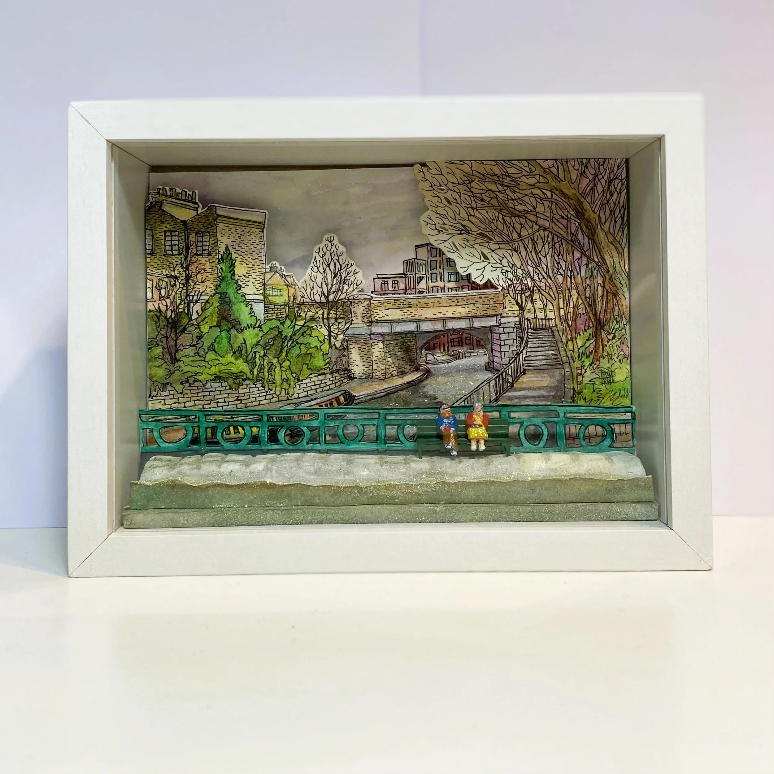'FAVOURITE BENCH' 
Mixed Media (19cm x 14cm x 6cm) /

--- £345 --- 