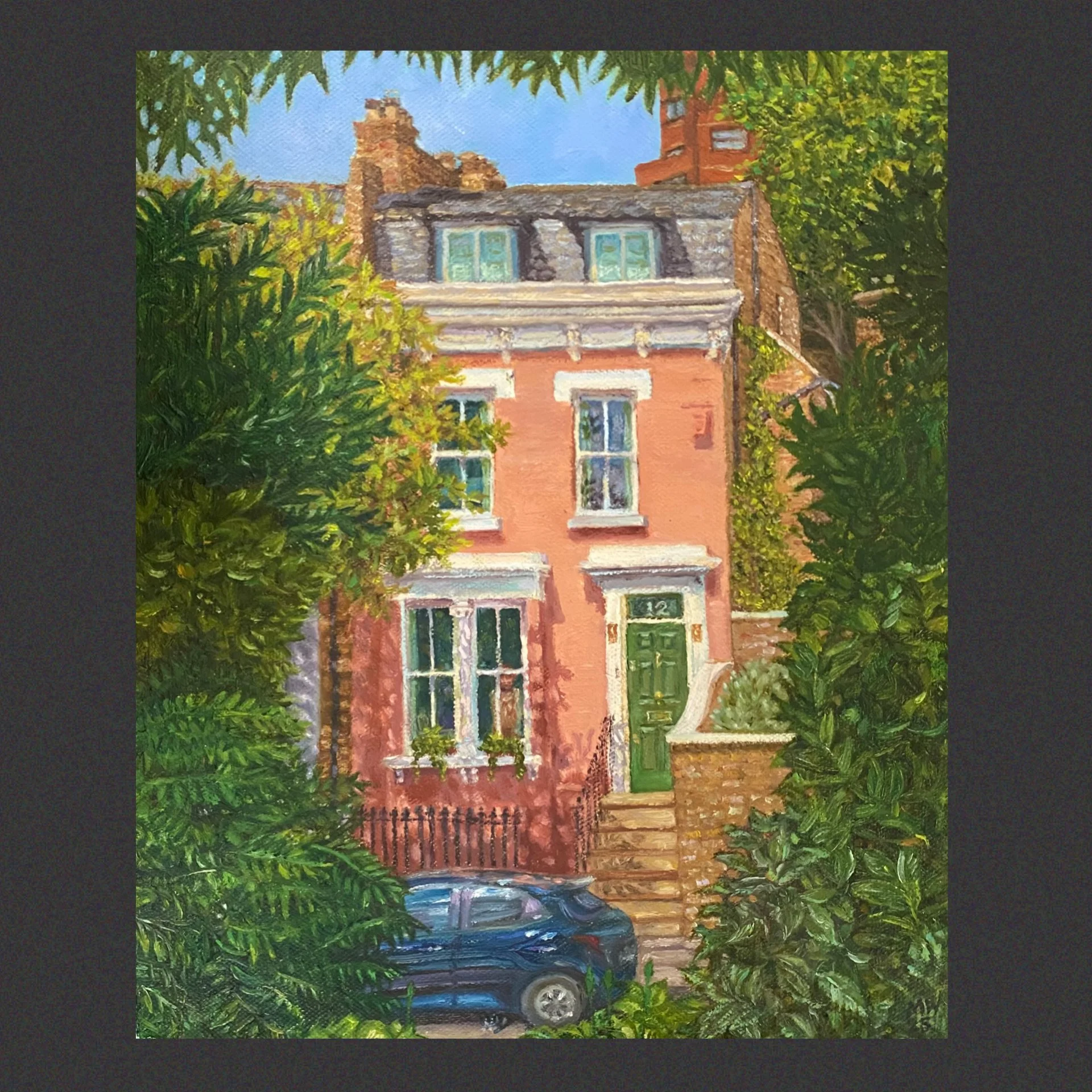 'WHERE'S FRIDA?' 
Oil on Canvas

--- SOLD --- 
Contact me to commission your house