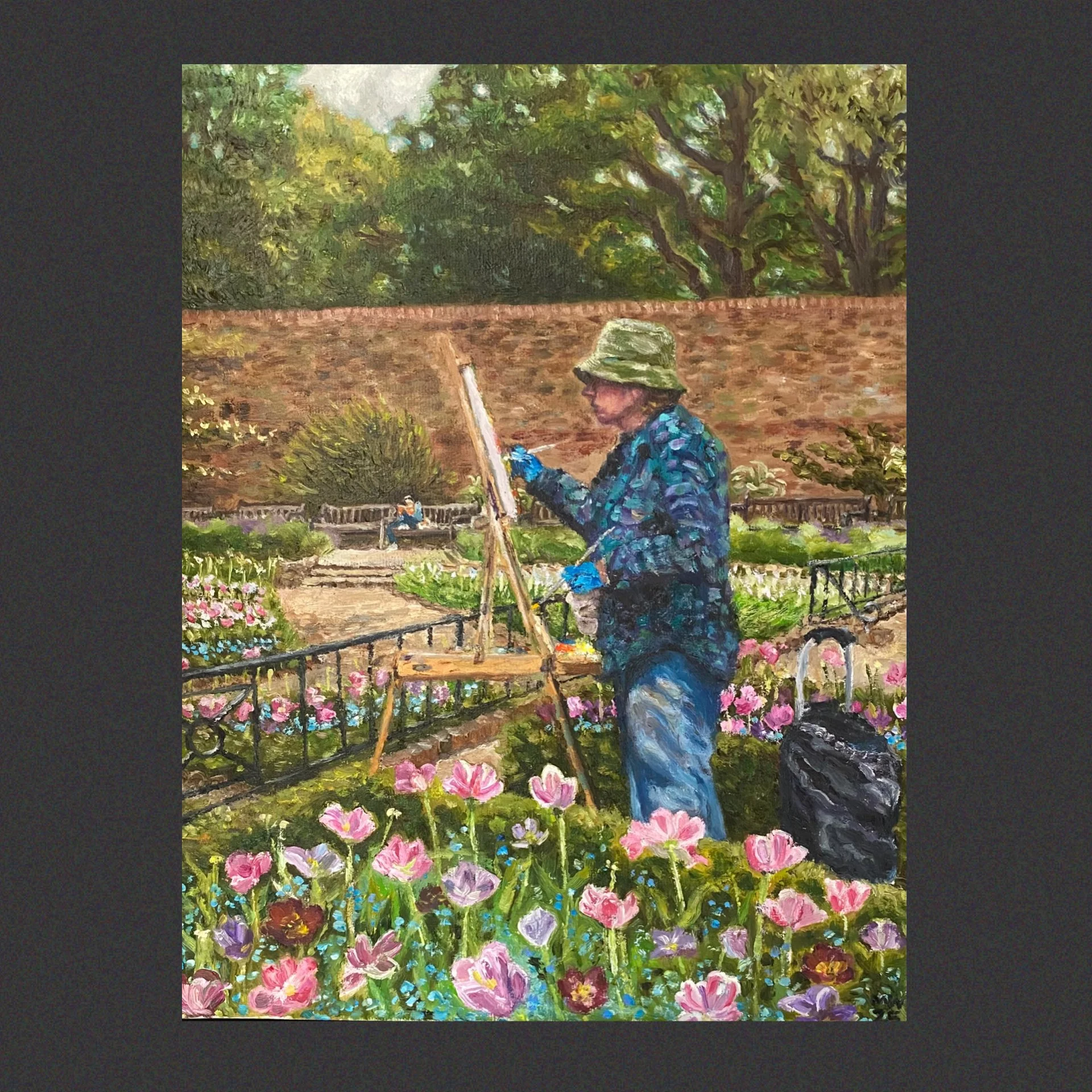 'THE LAST OF THE TULIPS' 
Oil on Canvas
--- £425 --- 