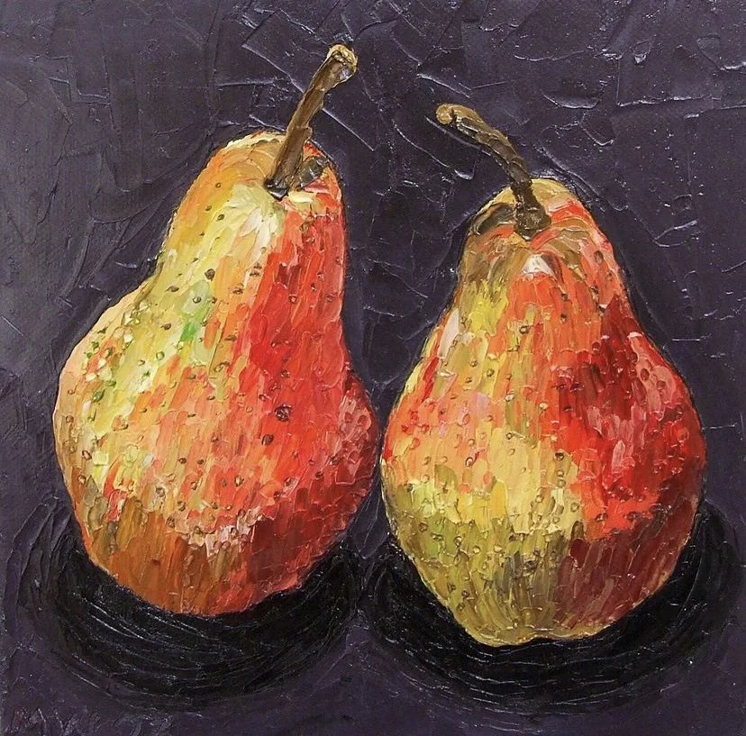 'PEARS' (oil on canvas)
