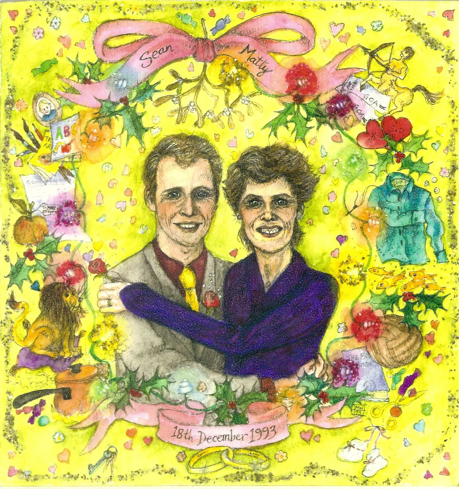 'MATTY AND SEAN' (watercolour)