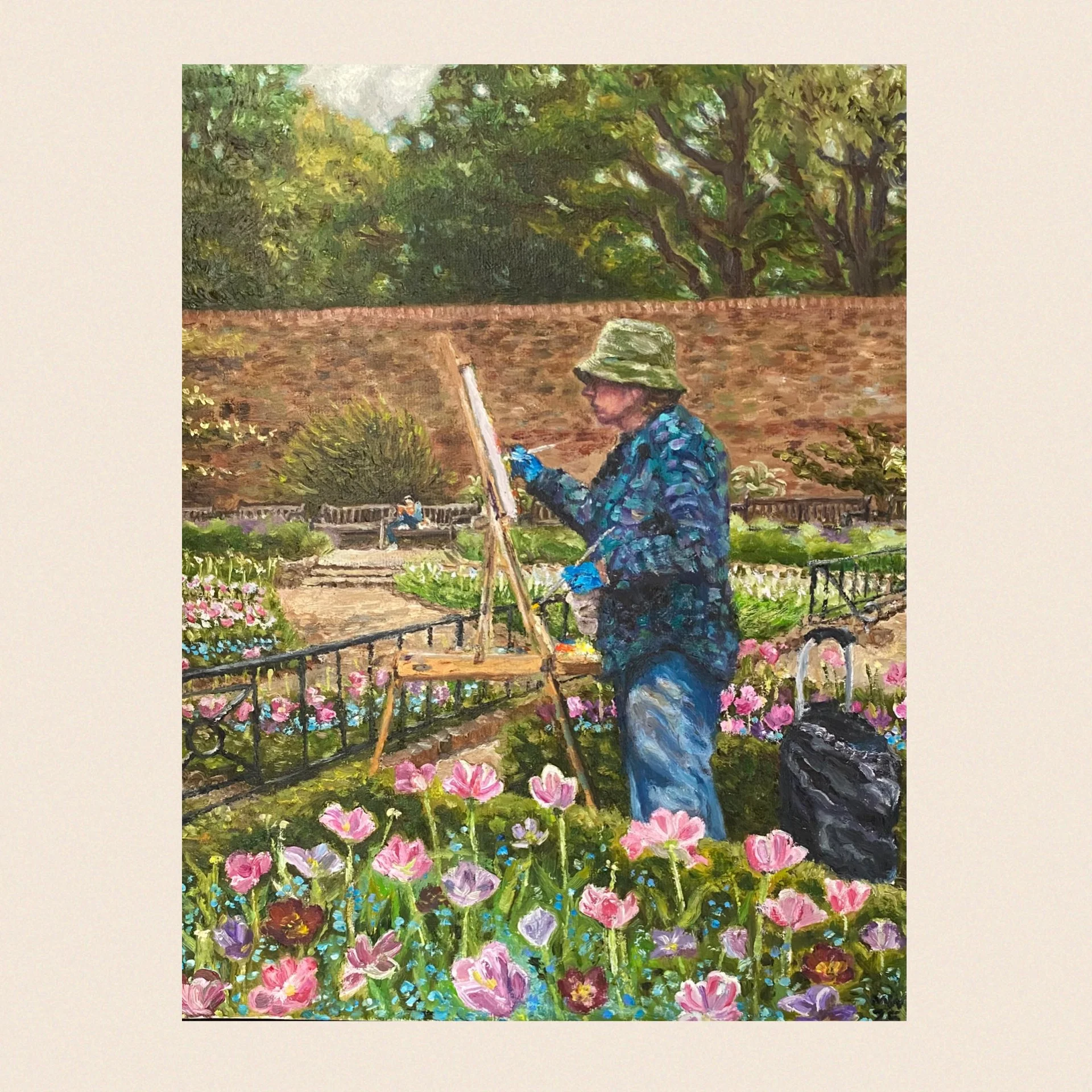 'THE LAST OF THE TULIPS' 
Oil on Canvas
--- £425 --- 