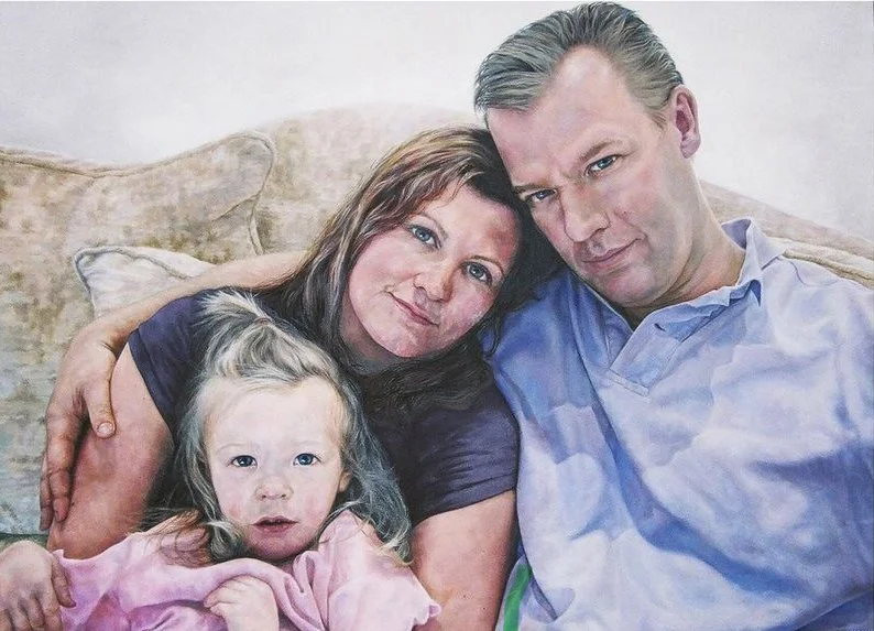 'THE ORMANS' (oil on canvas)