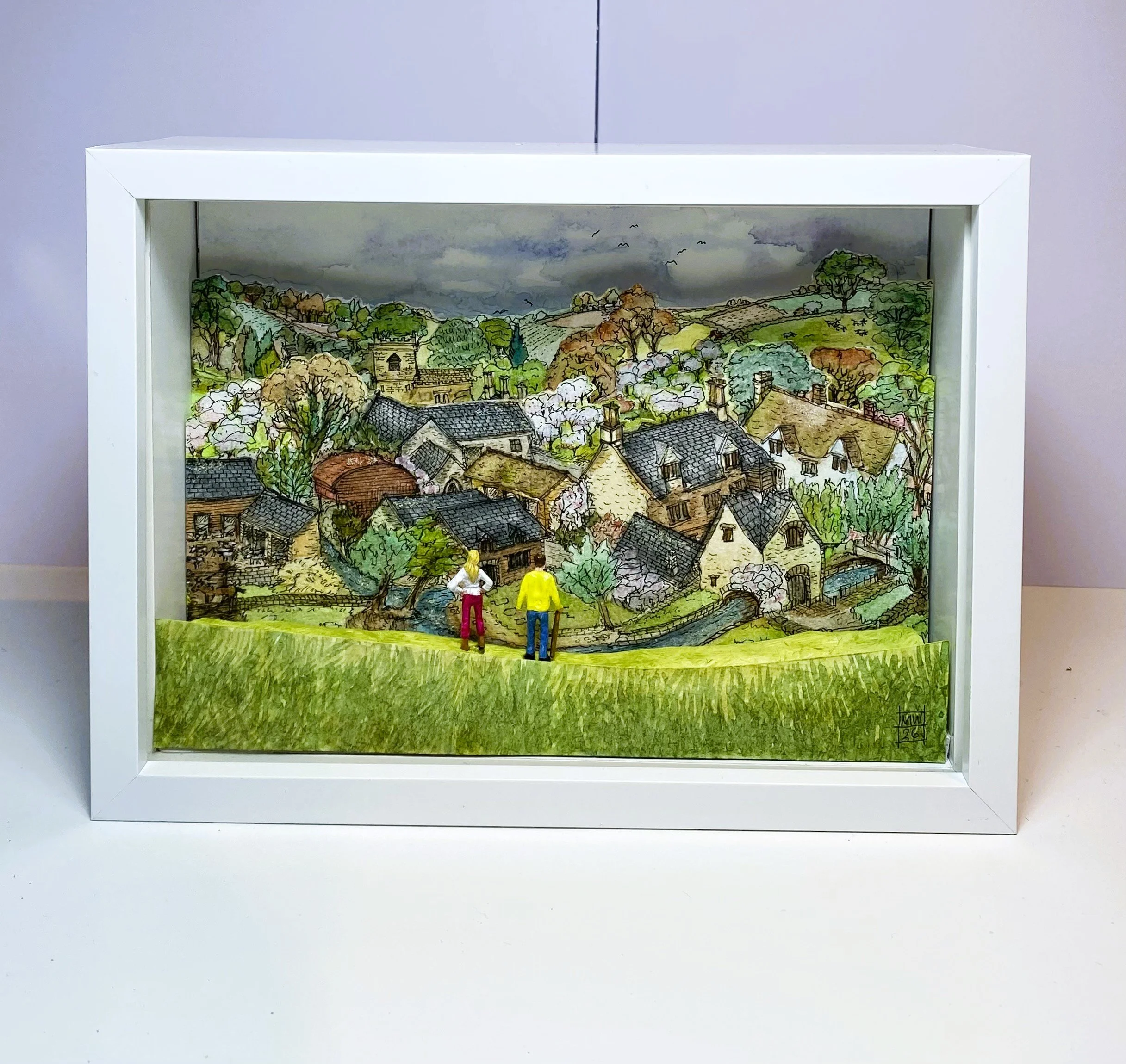 'IT WAS JUST SO BEAUTIFUL' 
Mixed Media (19cm x 14cm x 6cm)

--- £425 ---