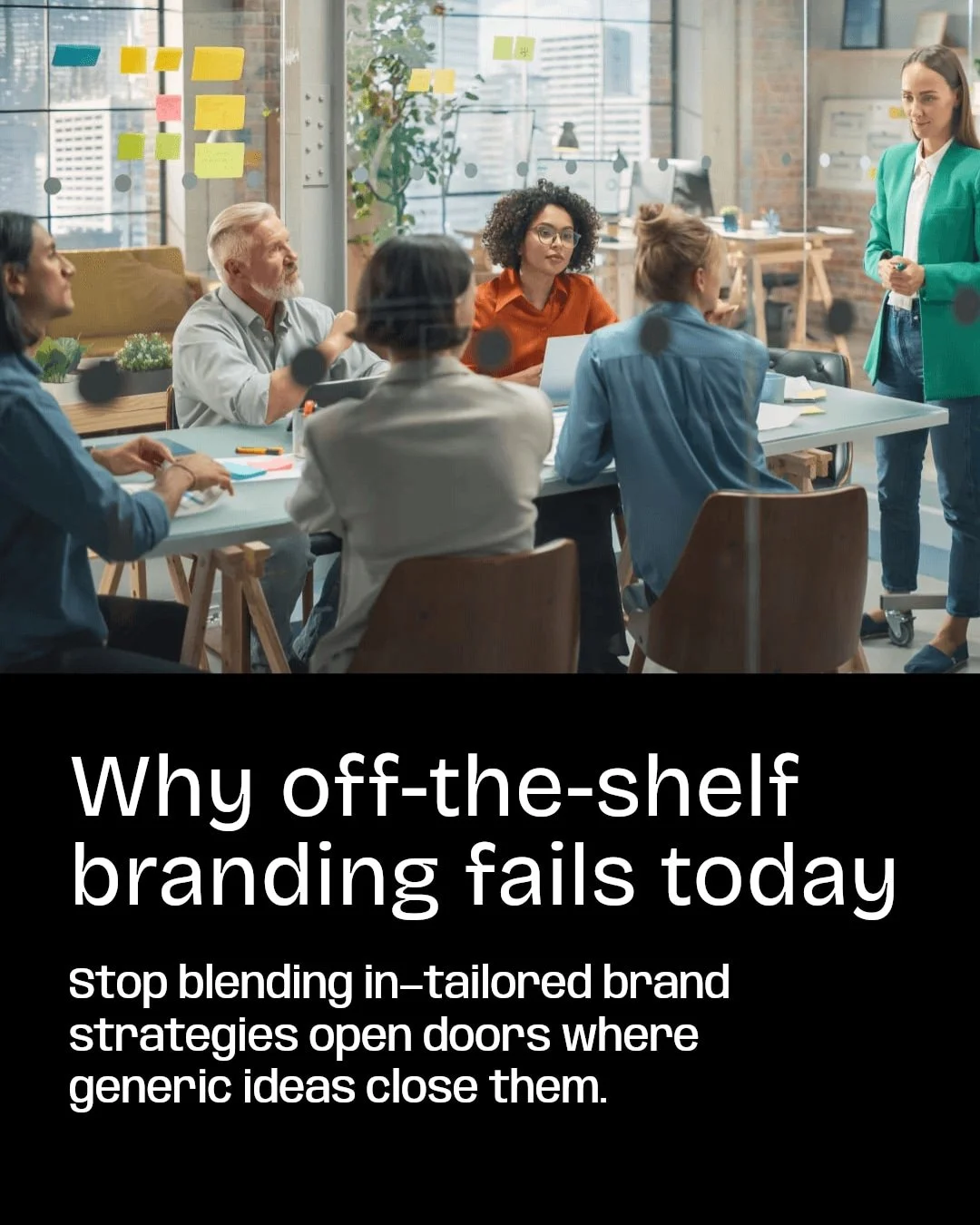 Why do bespoke brand solutions matter more than ever?

Because in a world flooded with cookie-cutter ideas, your brand needs to stand out authentically. It's not just about looking different&mdash;it's about being strategically crafted to reflect you