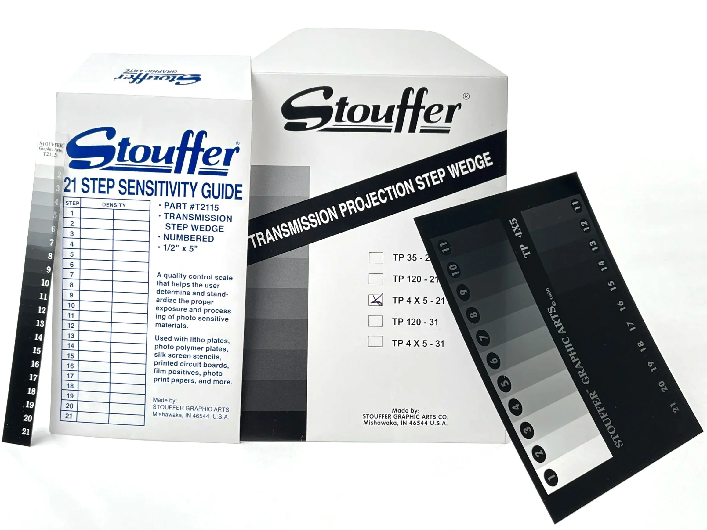 Stouffer Exposure Step Wedges