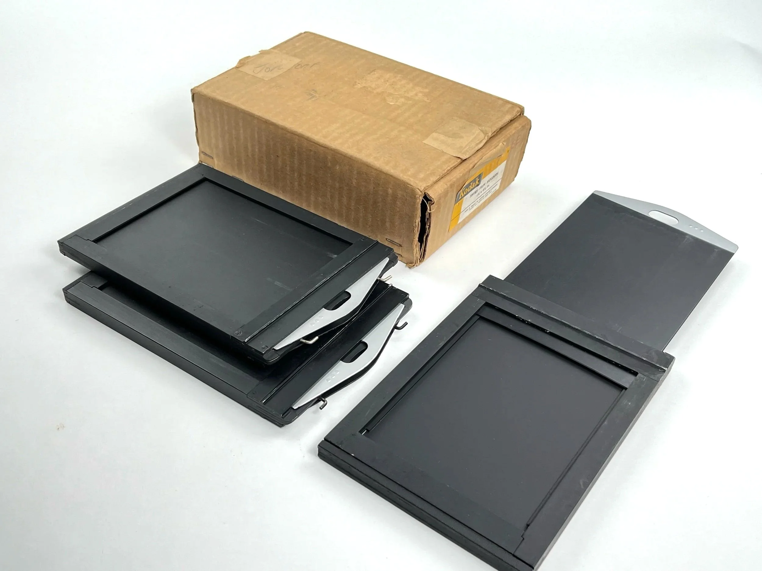 NOS Kodak UK Half Plate 4 3/4 x 6 1/2" Film Holders