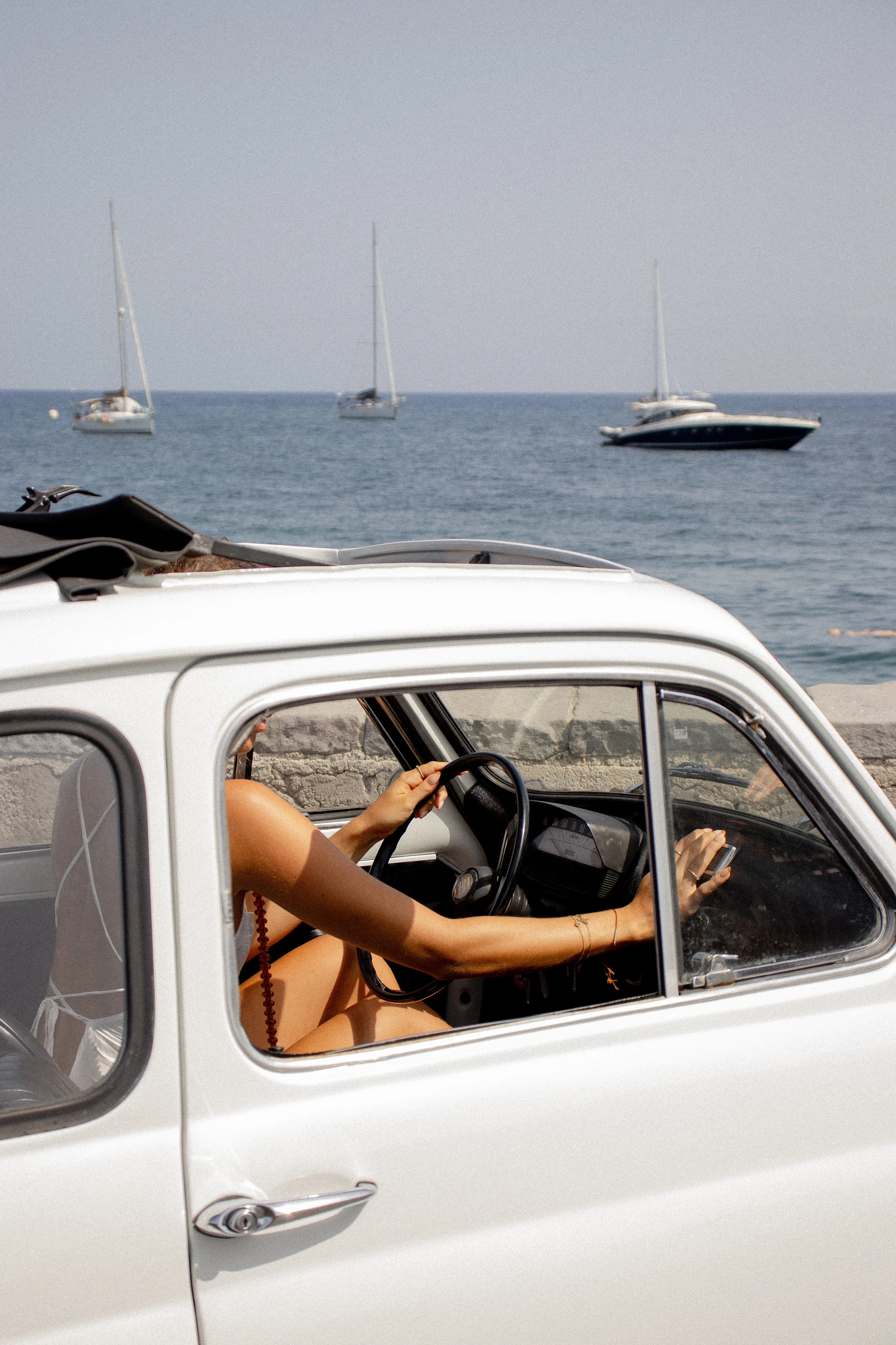 Italy, Amalfi Coast, Hotel Photographer, vintage cars, fiat 500, branded photoshoot
