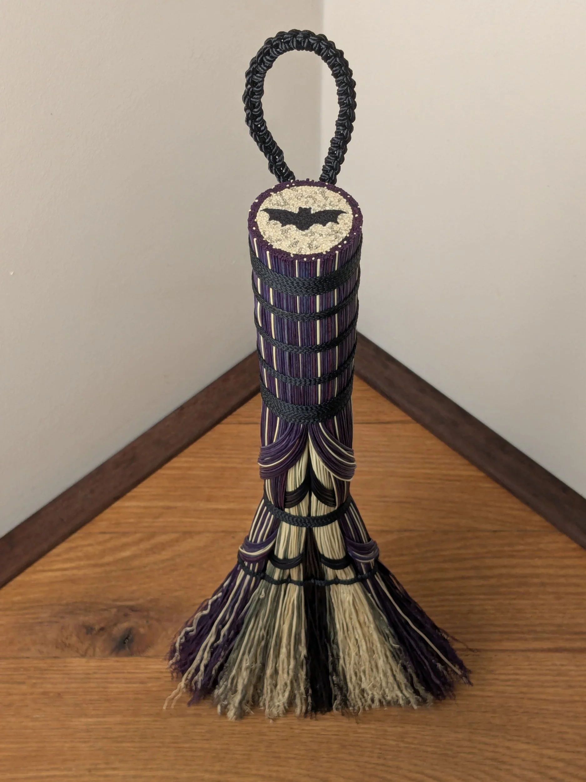 Bat and full moon
