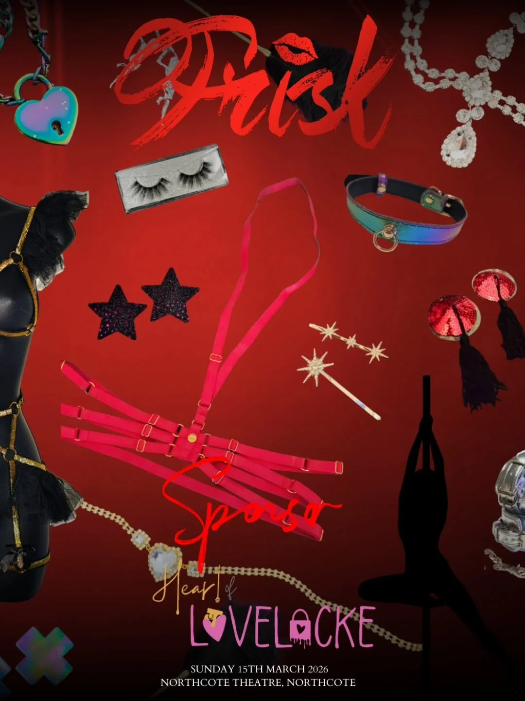 🛍️@heartoflovelocke is POPPING UP THIS SUNDAY @ Frisk Pole Comp💋🏆💋

There'll be selection of sexy &amp; sparkly goodies for you to choose from✨

💖Pole Divas, if you're heading to the event, get there @ 5:30pm to shop and party BEFORE the competi