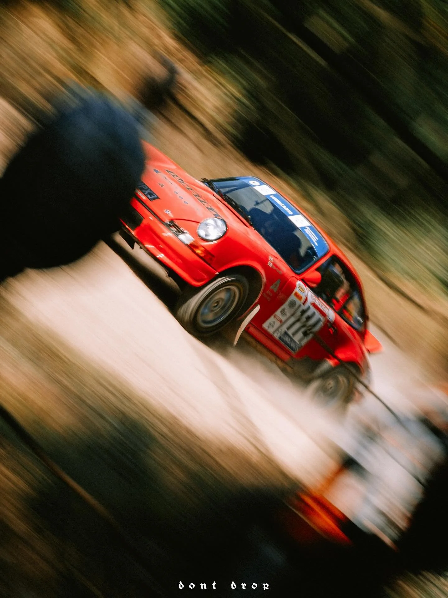 A short sequence of events featuring a Porsche	911RS.

#dontdrop #porsche911rs #rallyphotography #brc #wrc