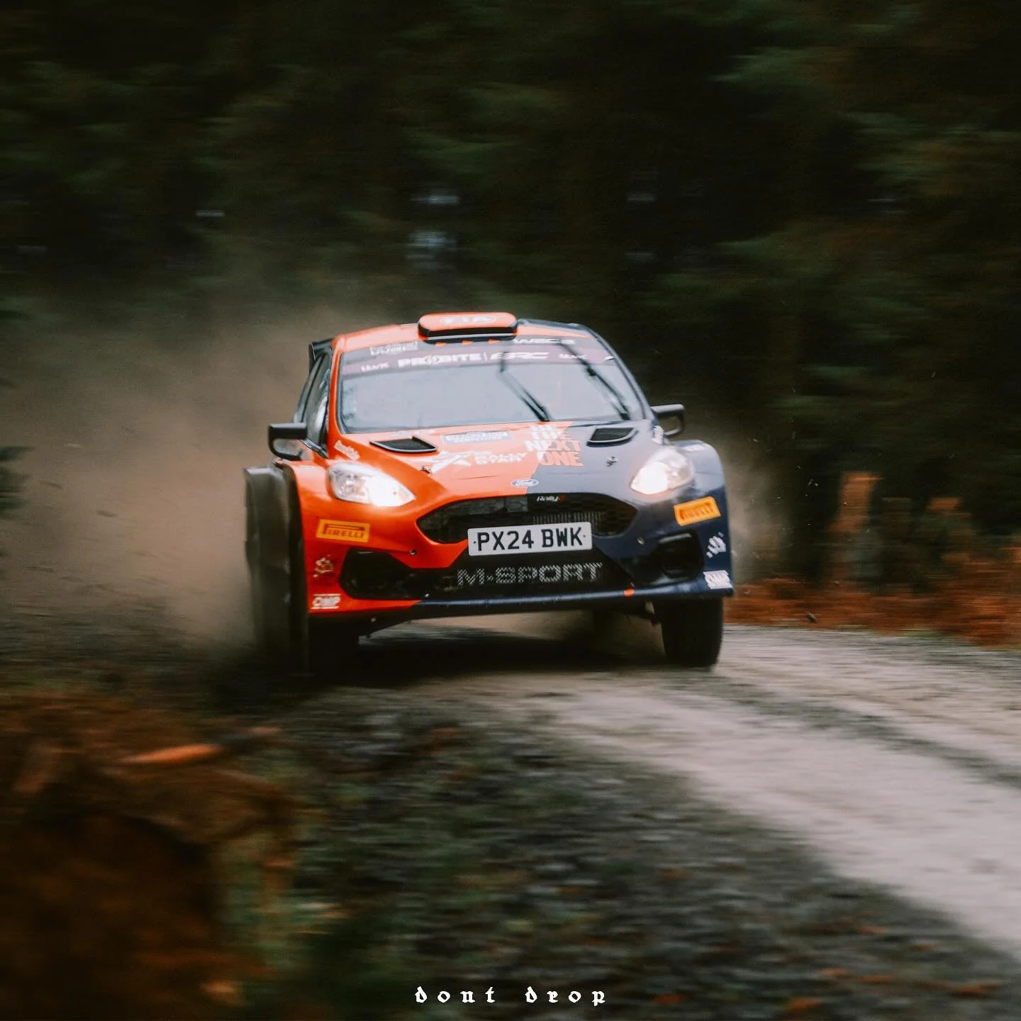 @rometjurgenson with terrifying speed at the @cambrianrally 

#dontdrop #msport #cambrianrally #wrc #brc #ewrc