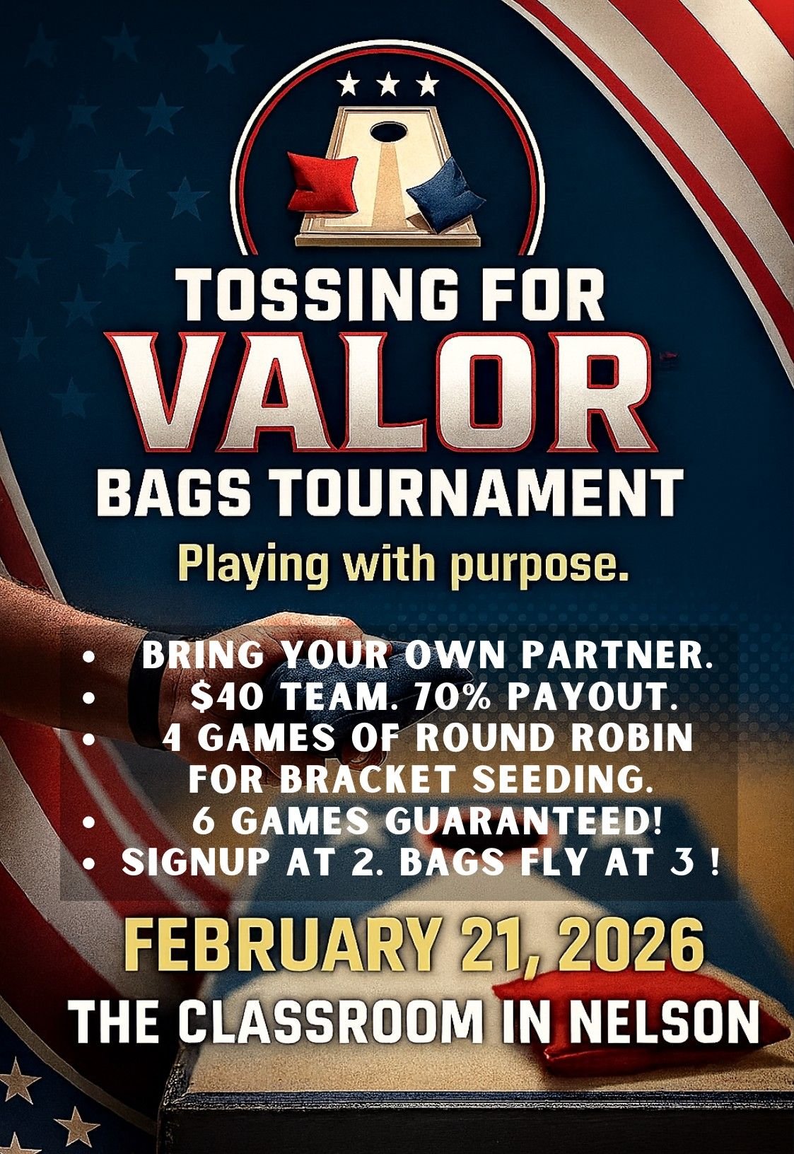 Tossing For Valor Bags Tournament 