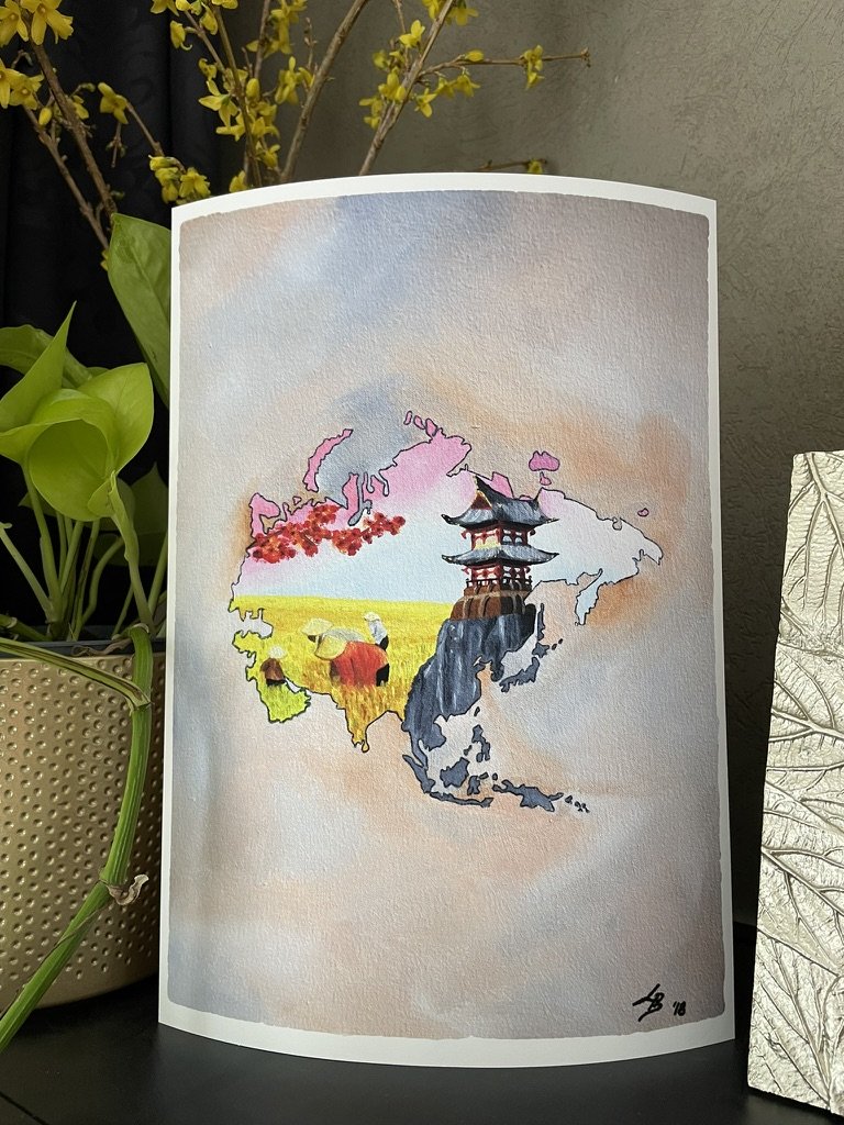 Asia - 10 print limited edition
