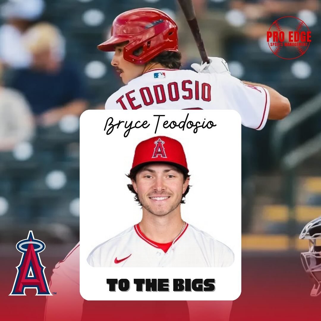 Starting in centerfield for the Los Angeles Angels of Anaheim, #22, Bryce Teodosio 📣⭐️