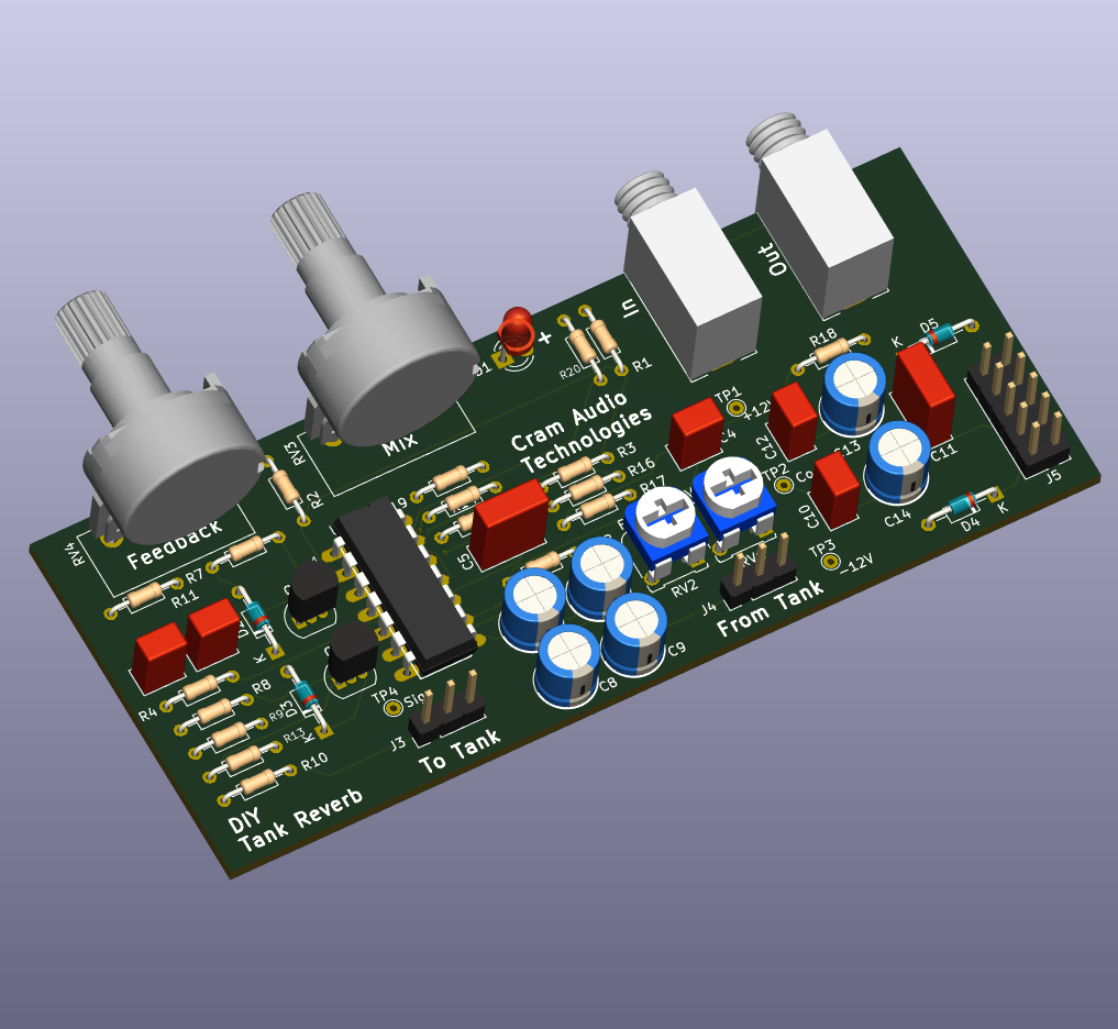 DIY Euro Rack Reverb