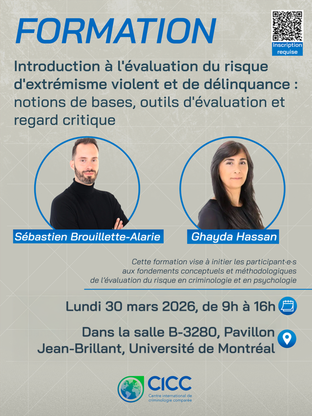 Introduction à l'évaluation du risque d'extrémisme violent et de délinquance : notions de bases, outils d'évaluation et regard critique