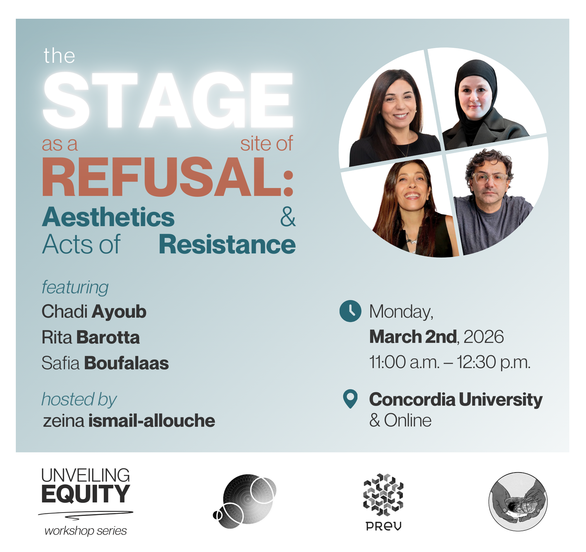 The Stage as a Site of Refusal: Aesthetics and Acts of Resistance