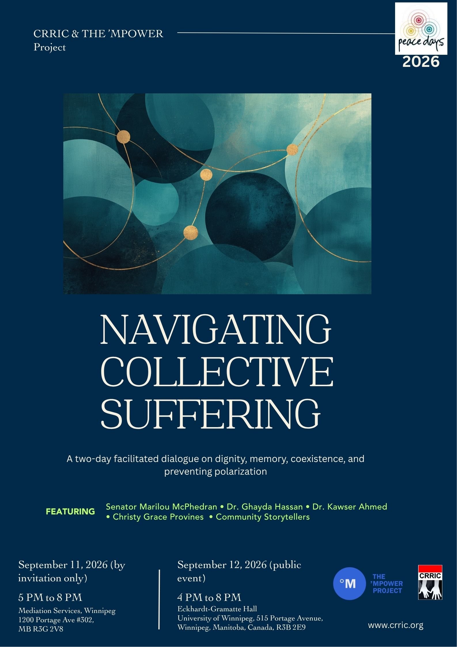 Navigating Collective Suffering: A two-day facilitated dialogue on dignity, memory, coexistence, and preventing polarization