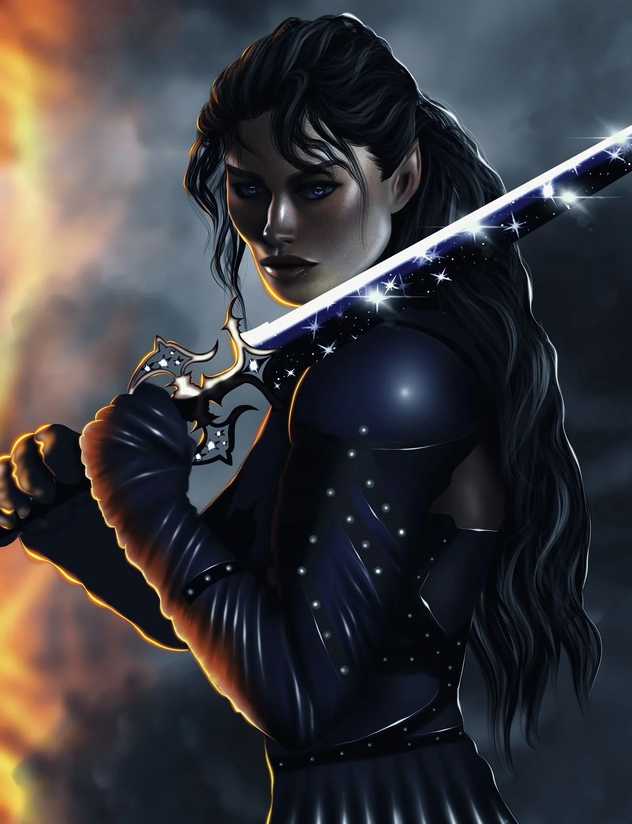 I took a step back&mdash;away from them all&mdash;and lifted my face to the bleeding dusk above. Power writhed beneath my skin, begging to get out after days of being leashed. I let it loose with a shuddering breath, feeling that ancient, wild magic 