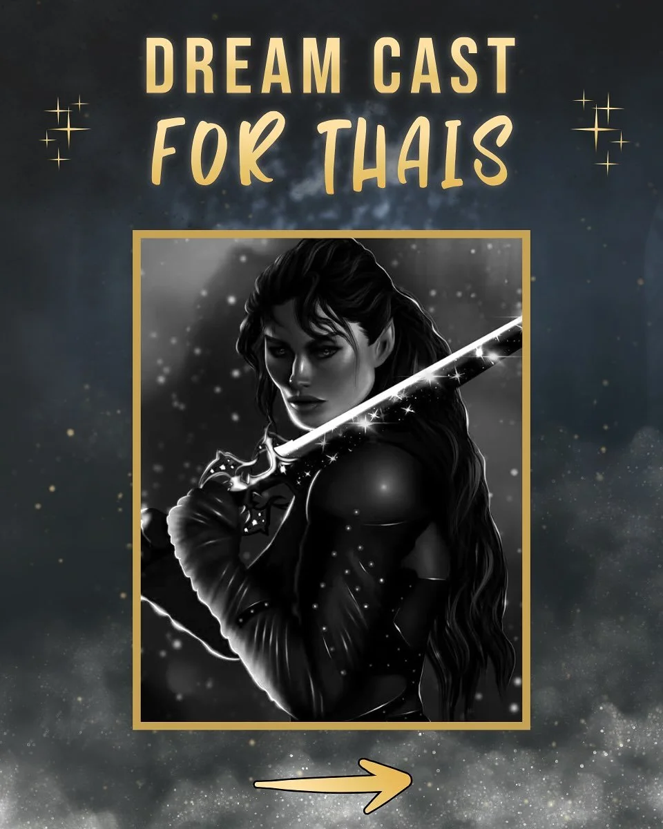 We couldn&rsquo;t imagine a more perfect casting for our star forger, but inquiring minds would like to know - who did you see as Thais while reading The Ascended? 👀