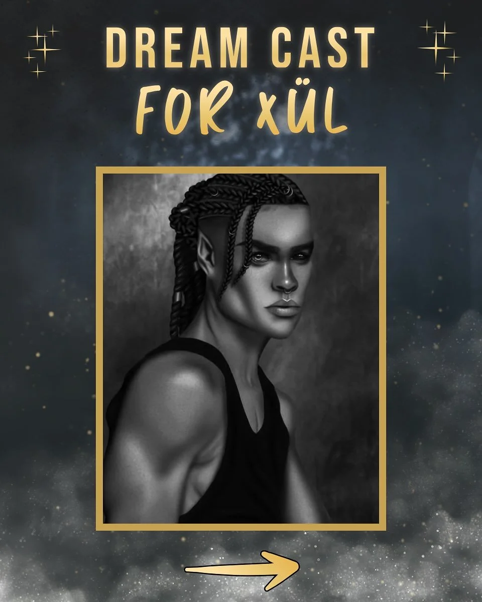 We couldn&rsquo;t imagine a more perfect casting for our necromancer prince, but inquiring minds would like to know - who did you picture as X&uuml;l while reading The Ascended? 👀

Listen to the newest episode of @bookbitsclub podcast for even more 