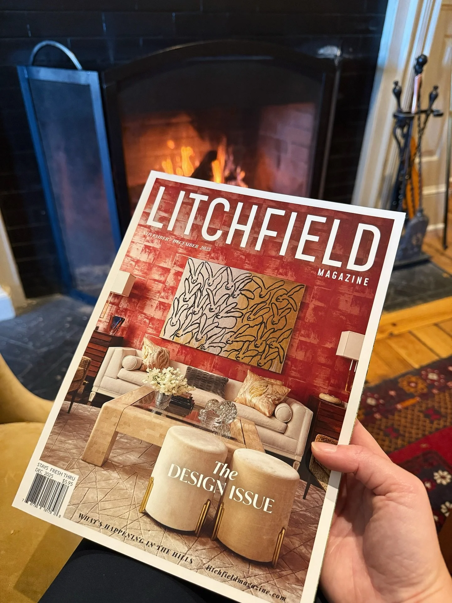 A very good morning ☕️ So appreciative of @litchfieldmagazine for featuring our shoppe in the latest design issue! Thank you for shining a light on our little corner of Sharon.

Pickup your copy and read all about our amazing local design community. 