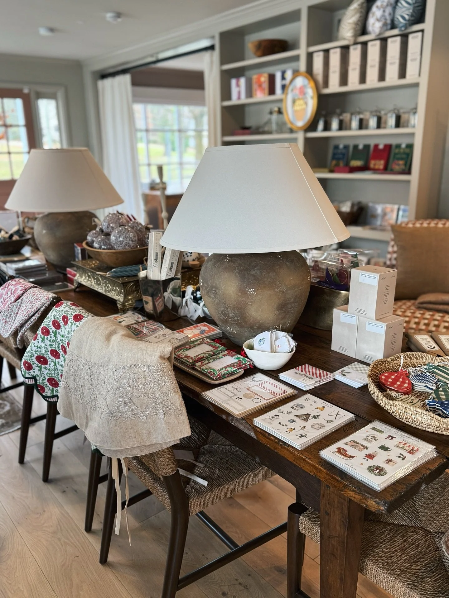 The shoppe got a new look this week! Come by and check out (most) of our holiday collection 👀