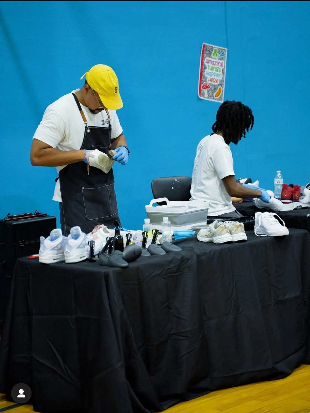 Refresh &amp; Etc. Cleans Sneakers for the 37208 Back-to-School Community Celebration