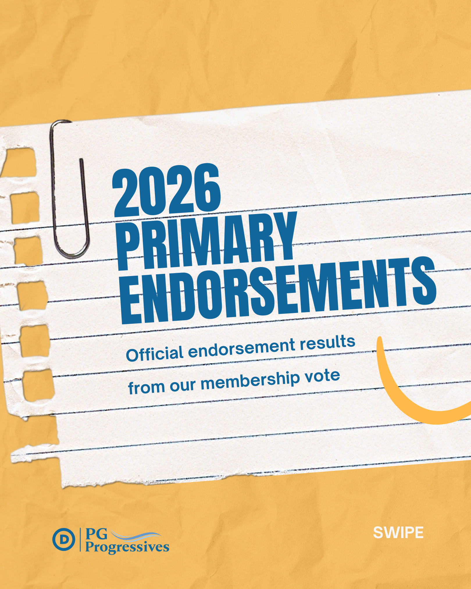 PG Progressives 2026 Primary Endorsements | Official Results — PG ...