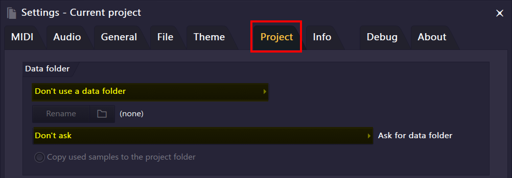 FL Studio Project Data Folder Default No Folder