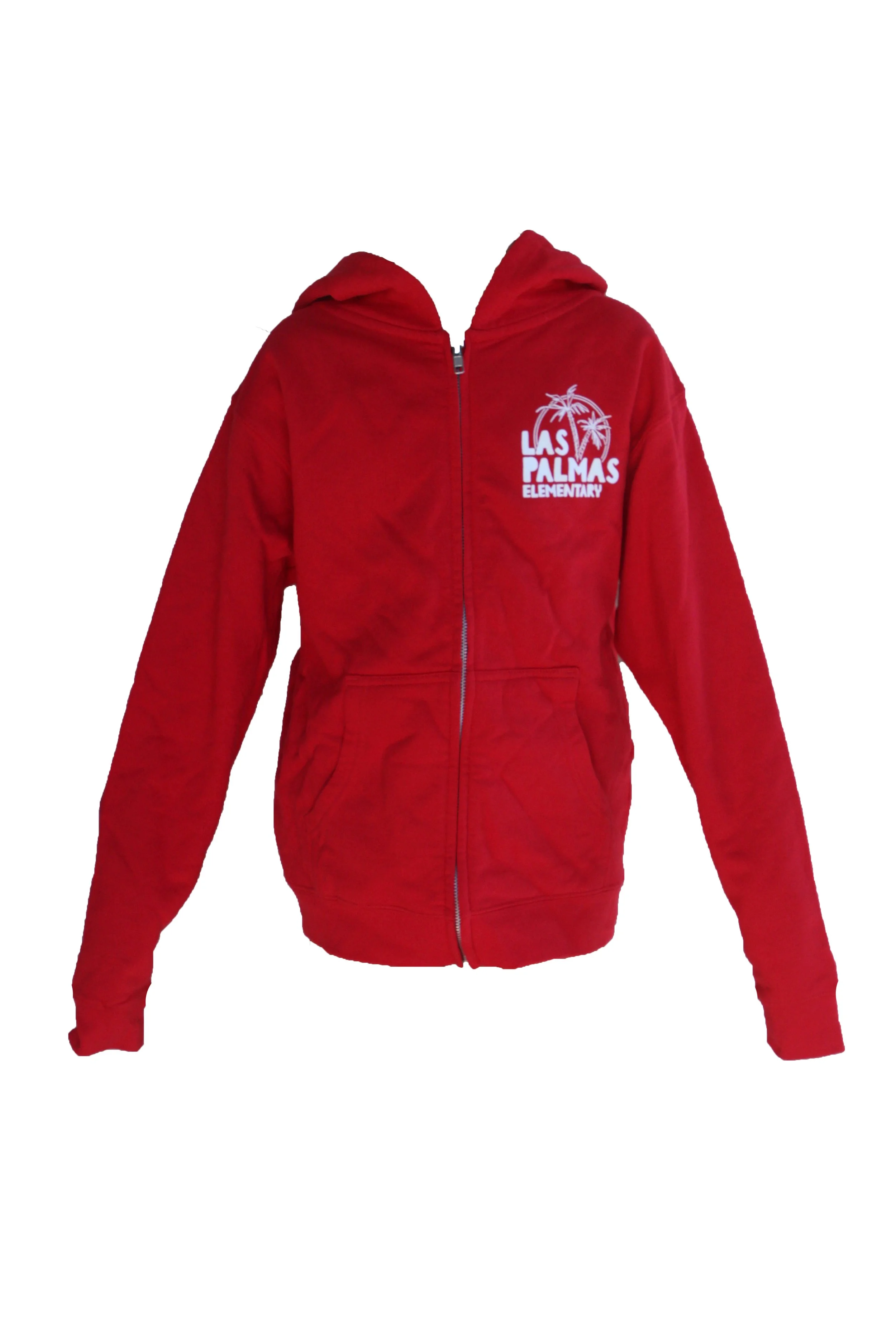 LP HOLA zip hoodie - RED (front).jpg