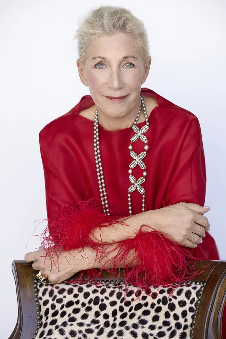 Diane Cotton, a Newport Beach jewelry designer, photographed in a luxury editorial style portrait at Alex Abercrombie’s Costa Mesa studio in Orange County. This image was created for the 40 Over 40 campaign and showcases the kind of elevated personal