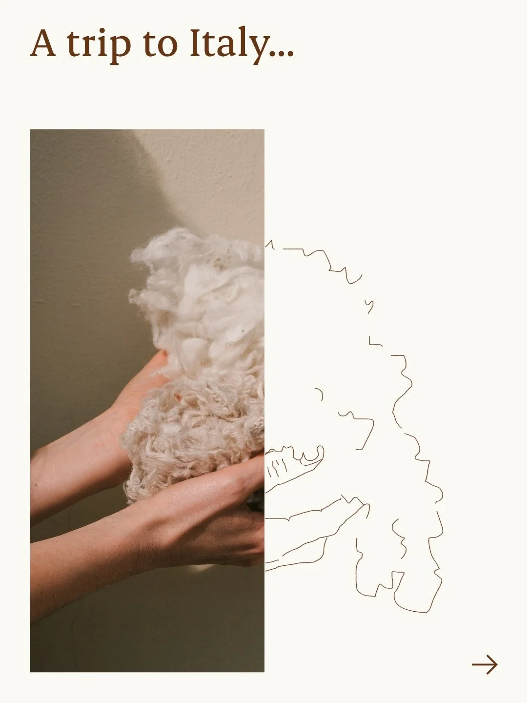 The family behind a Tuscan textile recycling company were telling their stories in Italian. I hardly understood a word.
Yet I was deeply touched by everything they said.
Fortunately, partners from the mill that produces our felt, helped translate thr