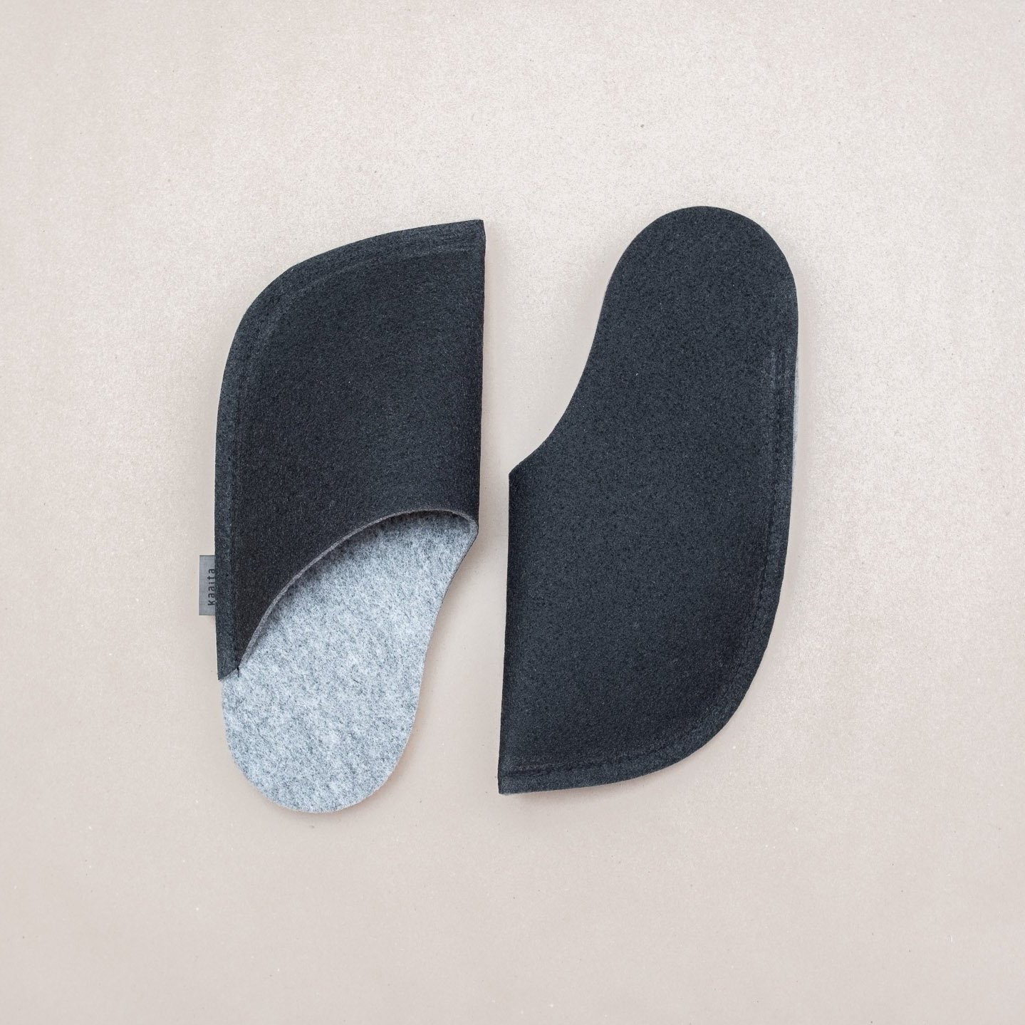 Kaaita slippers with latex covering.