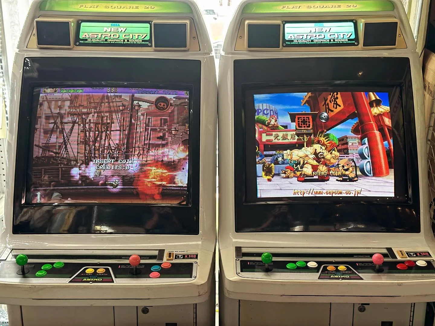 #retrogamecenter #seganewastrocity #pocketfighter #capcom #deathsmiles #candycabinet #streetfighter