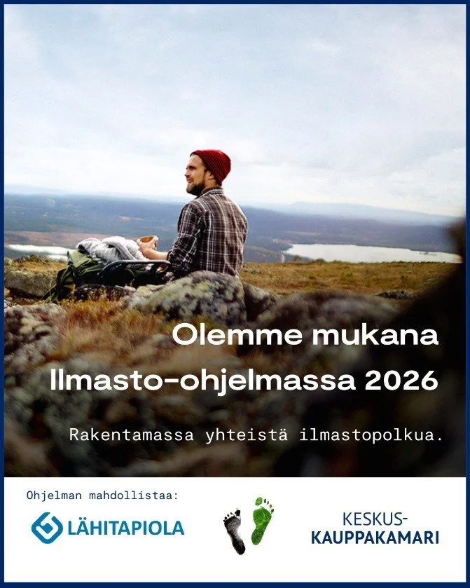 Vahva startti vuodelle 2026: Lubehouse mukana Ilmasto-ohjelmassa 👌

Ohjelma tukee meit&auml; tunnistamaan hiilijalanj&auml;ljen entist&auml; paremmin, viem&auml;&auml;n p&auml;&auml;st&ouml;v&auml;hennyksi&auml; suunnitelmallisesti eteenp&auml;in ja