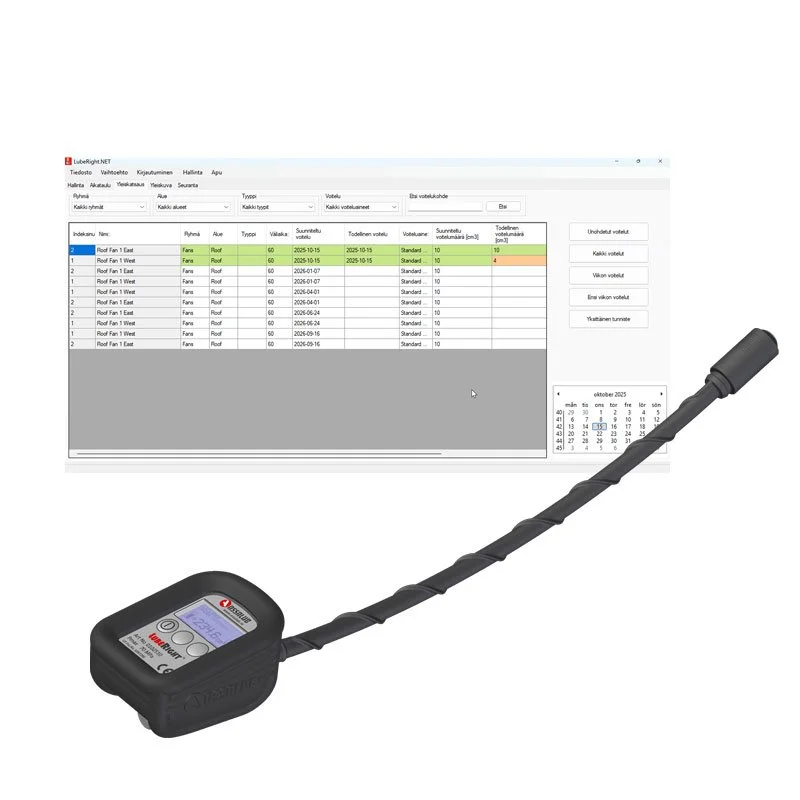 LubeRight digitaalinen manuaalivoiteluratkaisu